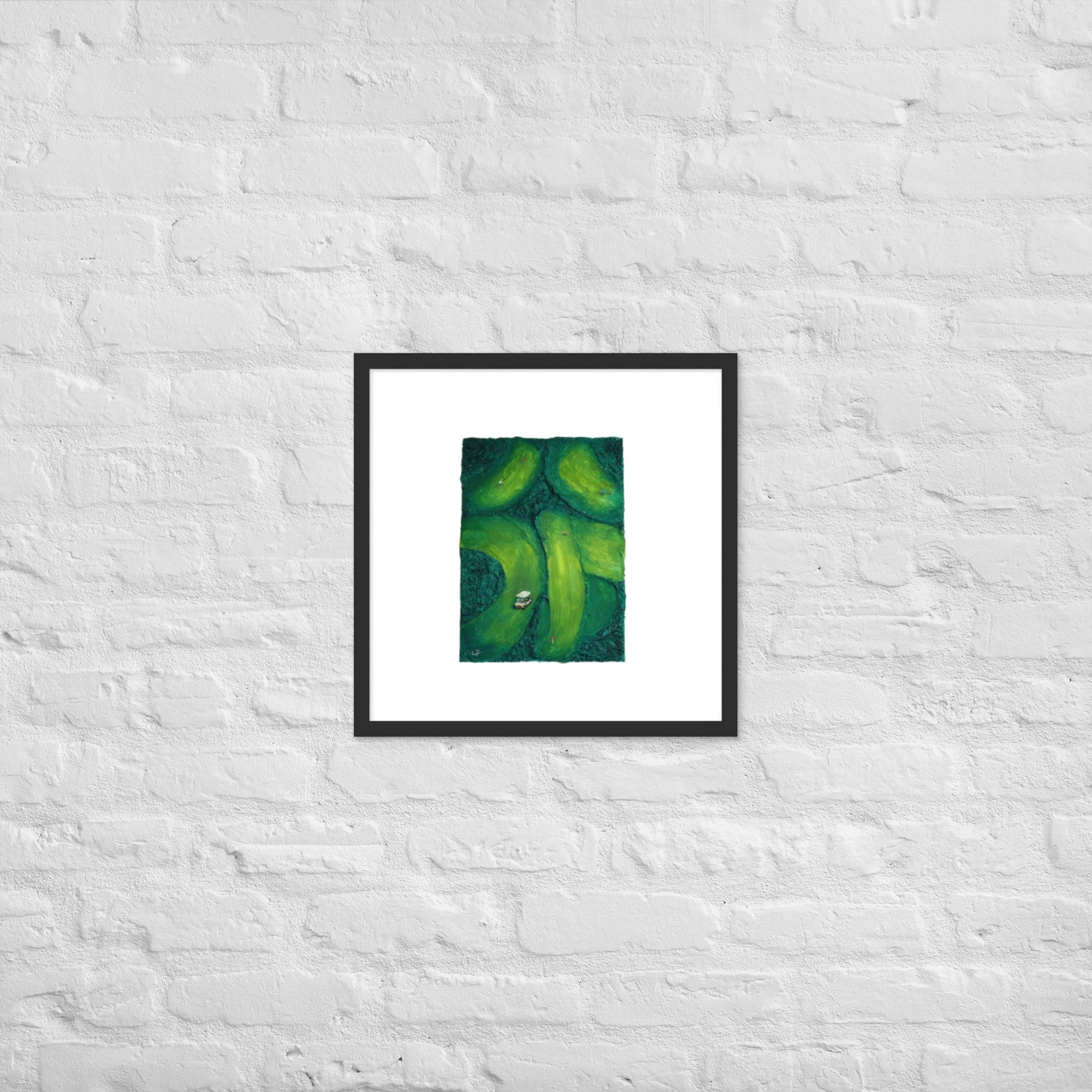 Between Rounds | Framed poster