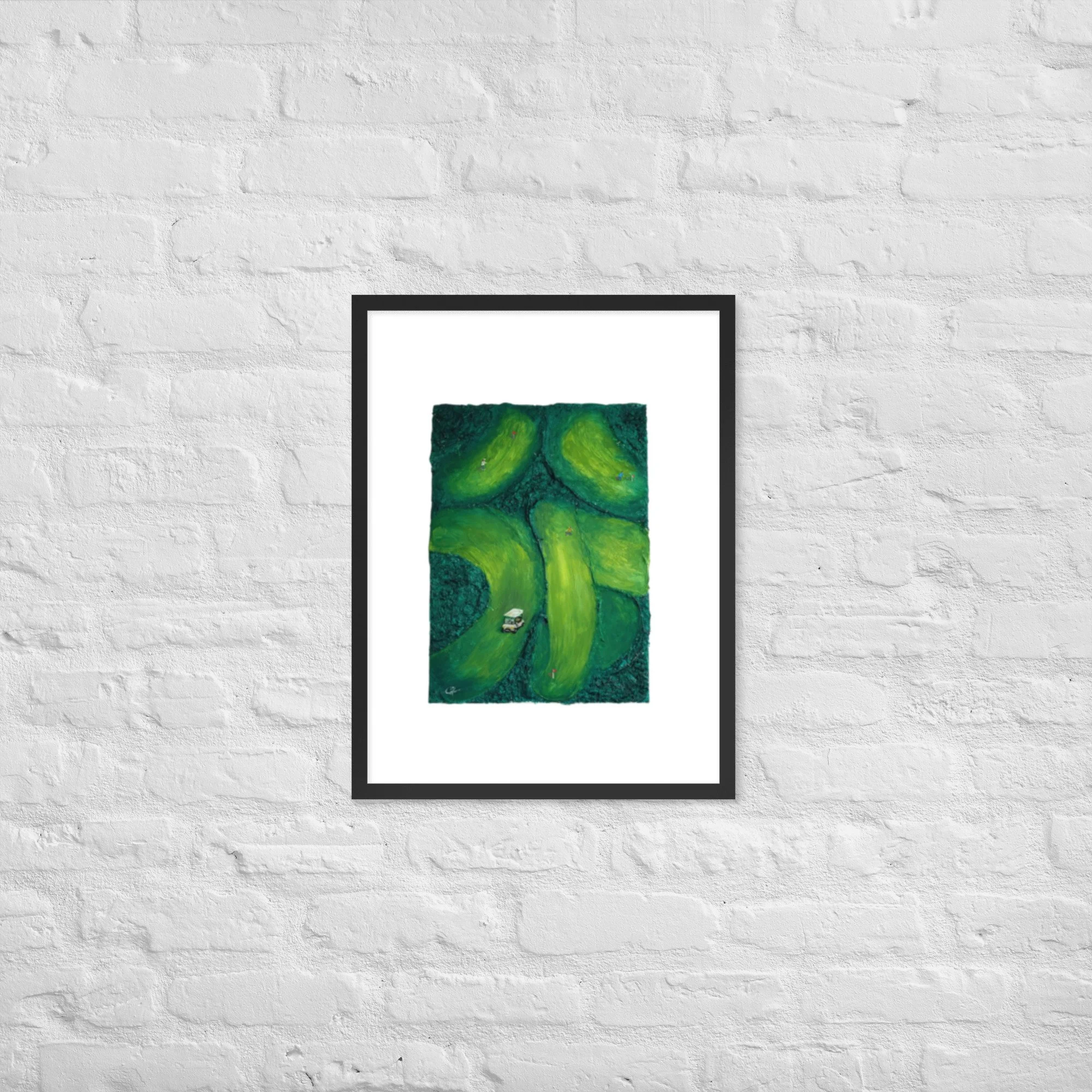 Between Rounds | Framed poster