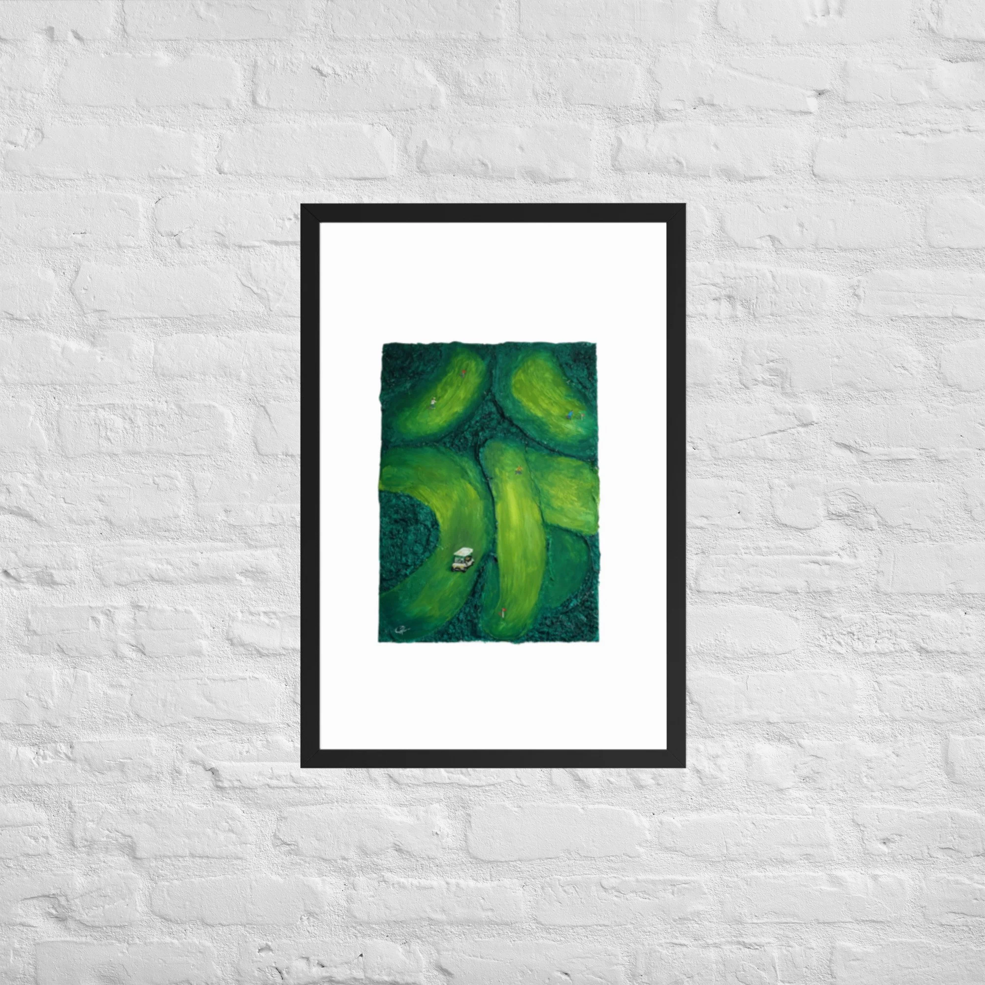 Between Rounds | Framed poster