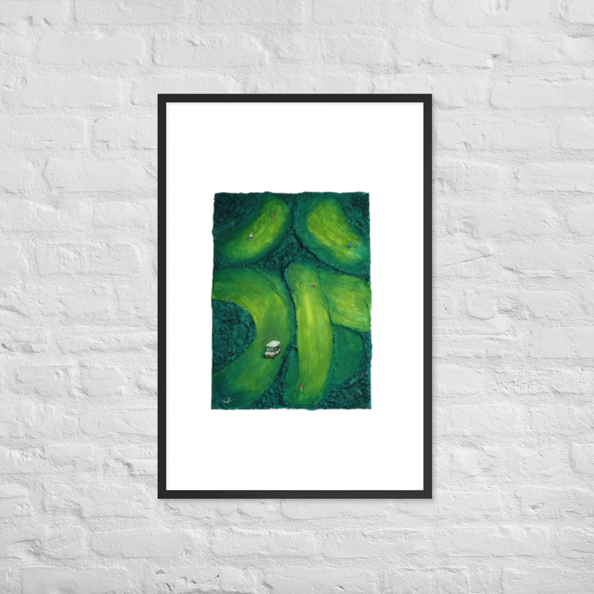 Between Rounds | Framed poster