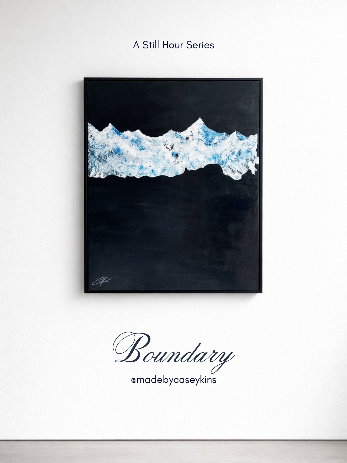 An exploration of openness, restraint, and the power of leaving space intact. l Available for purchase DM for inquiries | Framed

As part of the Still Hour Series. More to come..❤️
Www.madebycaseykins.ca

#abstractart #artistsupportpost #modernart #t