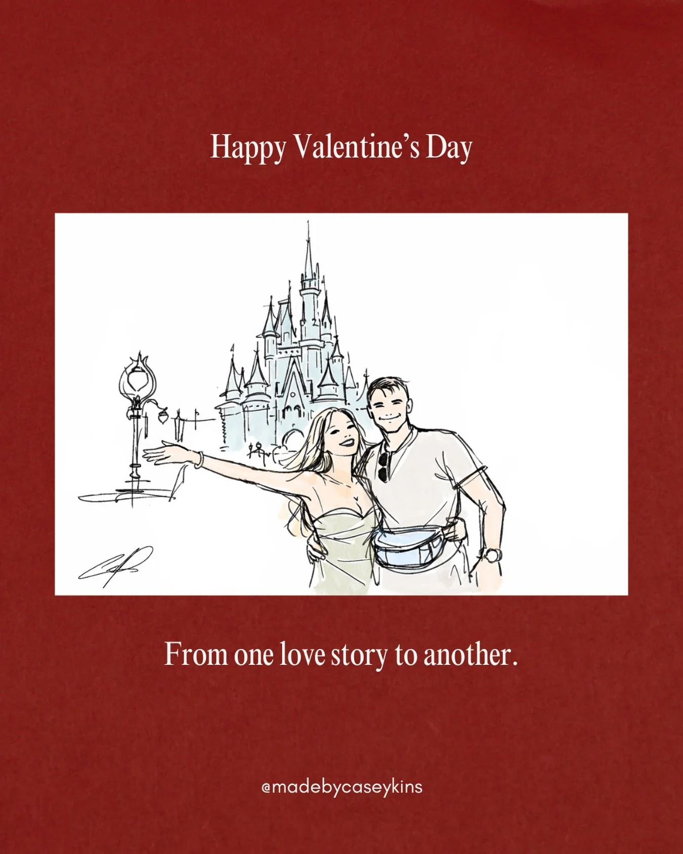 My favourite illustration yet.
Happy Valentine&rsquo;s Day Everyone 🌹