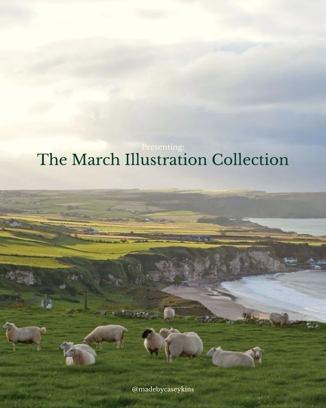 The March Collection is here. ☘️
A limited series of illustrations inspired by the everyday charms of Ireland | Created as a limited St. Patrick&rsquo;s Day release. 

Made to gift, collect, or enjoy.

Purchase illustrations at www.madebycaseykins.ca