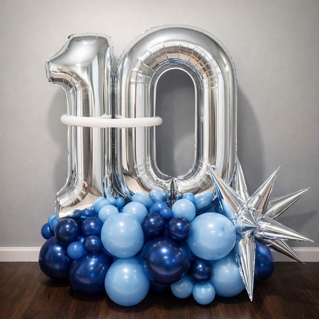 Balloon Number Tower