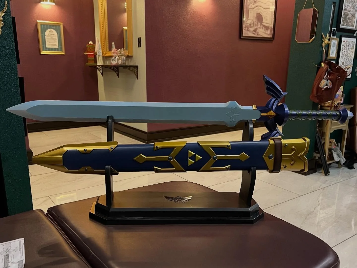 Just so y&rsquo;all know I have some of the coolest and nicest clients! Got this rad master sword as a tip today! Thank you Brody! Also shout out to his fianc&eacute;e Hollie! Always a great time when y&rsquo;all come in for tattoos!