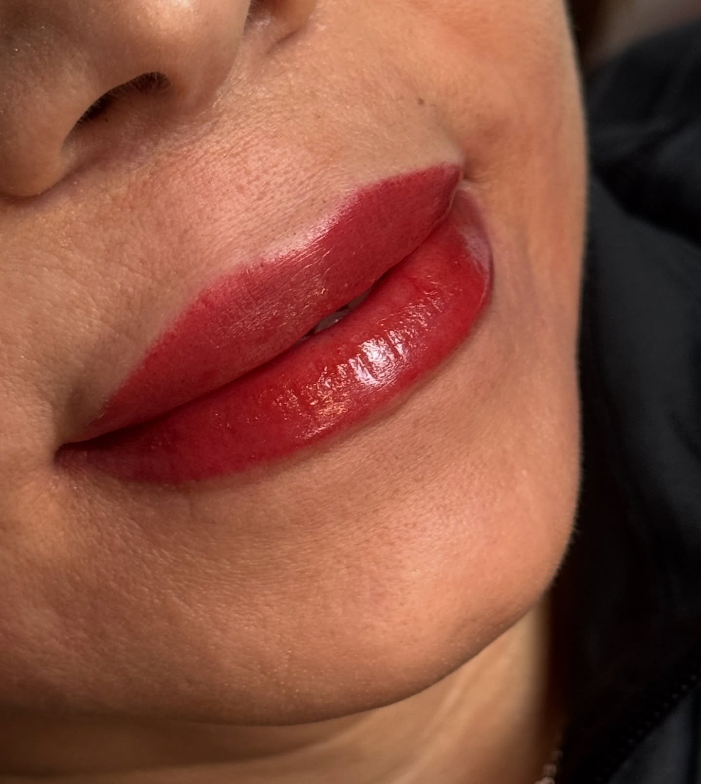 Got to touch up the same lips that earned me first place in @theskingames back in 2023/2024 😍

Which, I&rsquo;m officially (really last minute/as of today) registered to compete again this year for areola tattooing (maybe scars too if I find someone