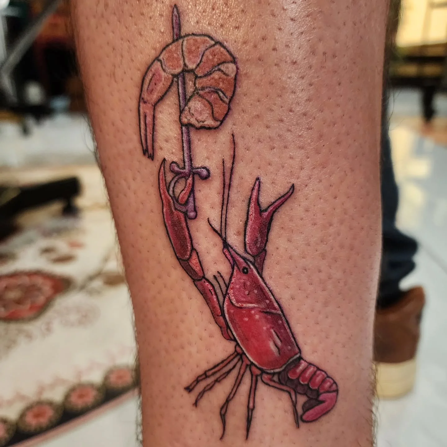 I'm so stoked about this dude, this spontaneous lil crustacean crusader was born in blood and boil. Spicyyy 🤺🦐

@iron.gate.studios, apprentice