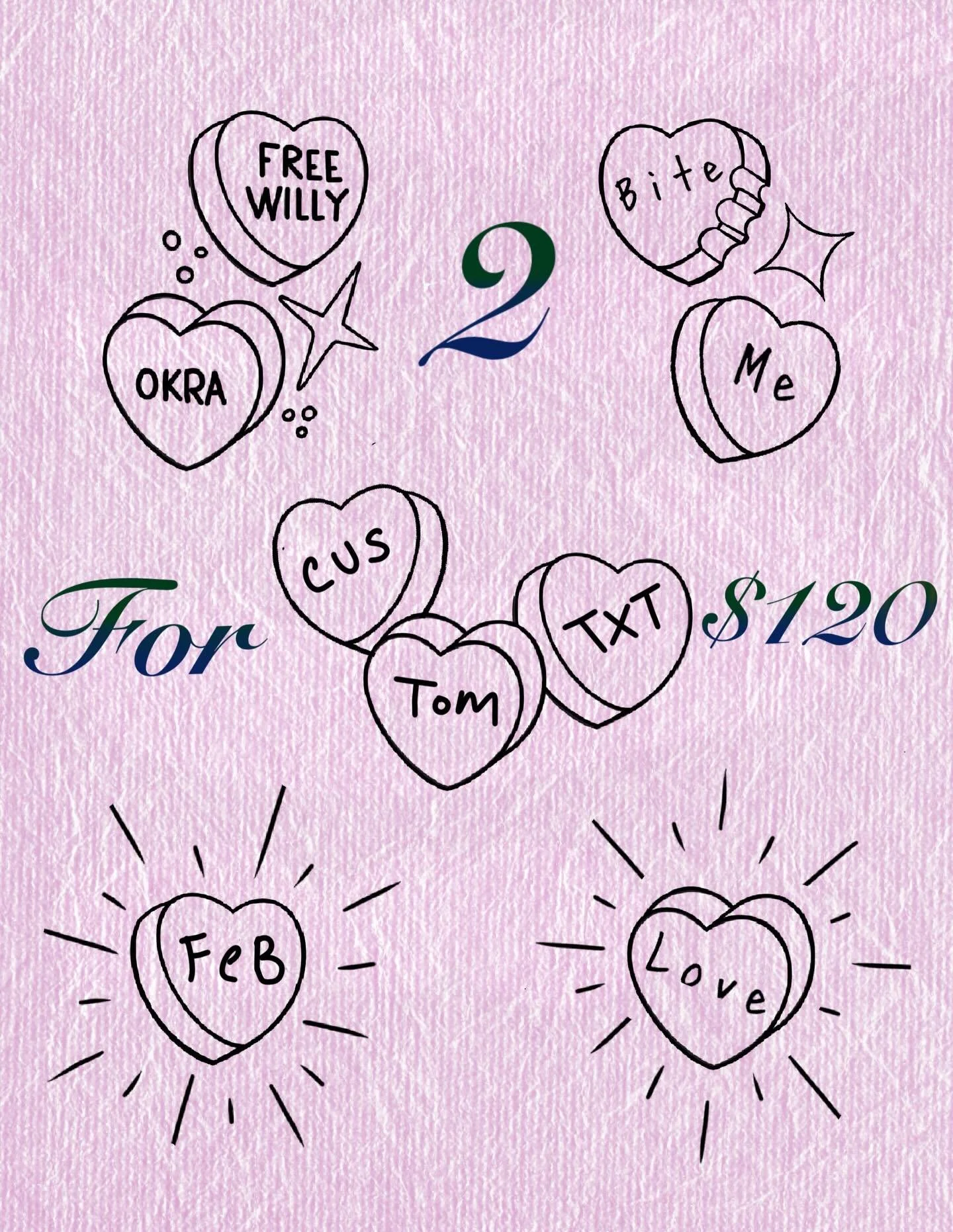 Happy Valentine&rsquo;s Day!

Big thank you to everyone who came out yesterday! However, the fun isn&rsquo;t over yet! @jedi_kelly and myself are doing another day of deals for all you love birds out there! We&rsquo;re doing 2 for $120 conversation h