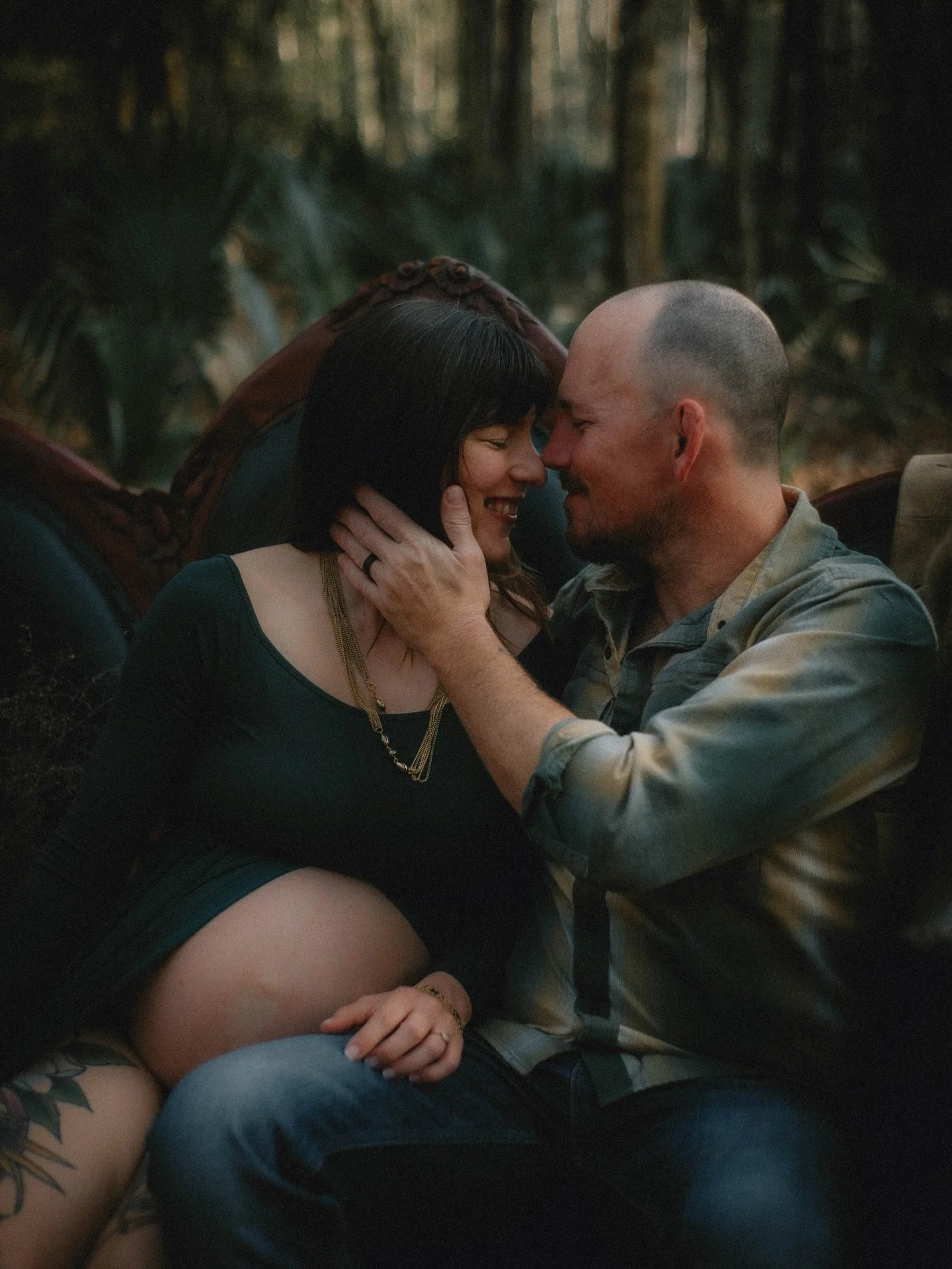 Happy Valentine&rsquo;s Day to the love of my life, my devoted husband, and the father of our child. I cannot wait to see you hold our boy. @batson_fitness 

🖤

We took maternity photos yesterday with @julianagloriaphotography on our land. More to c