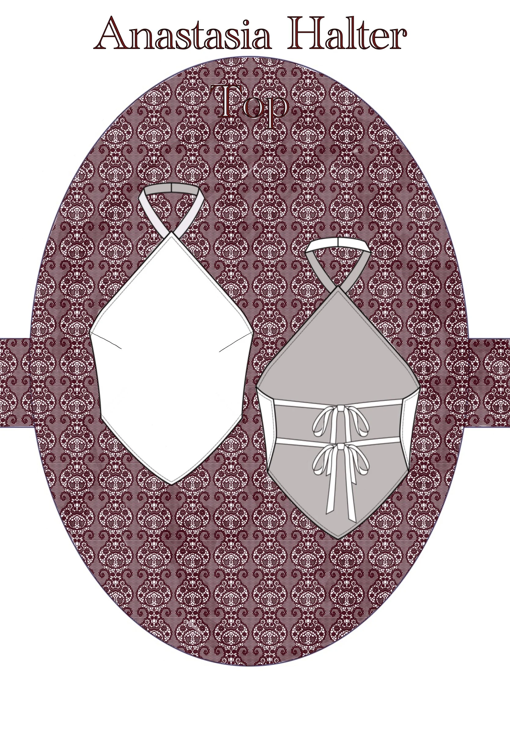 Anastasia Halter Top Sewing Pattern