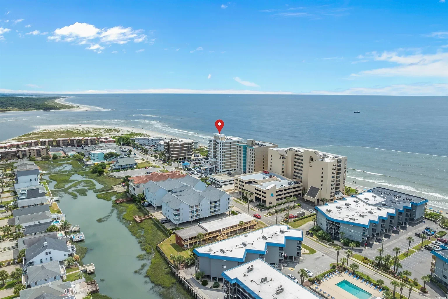 An aerial view of Sea Marsh 1, in North Myrtle Beach near the Cherry Grove Point.