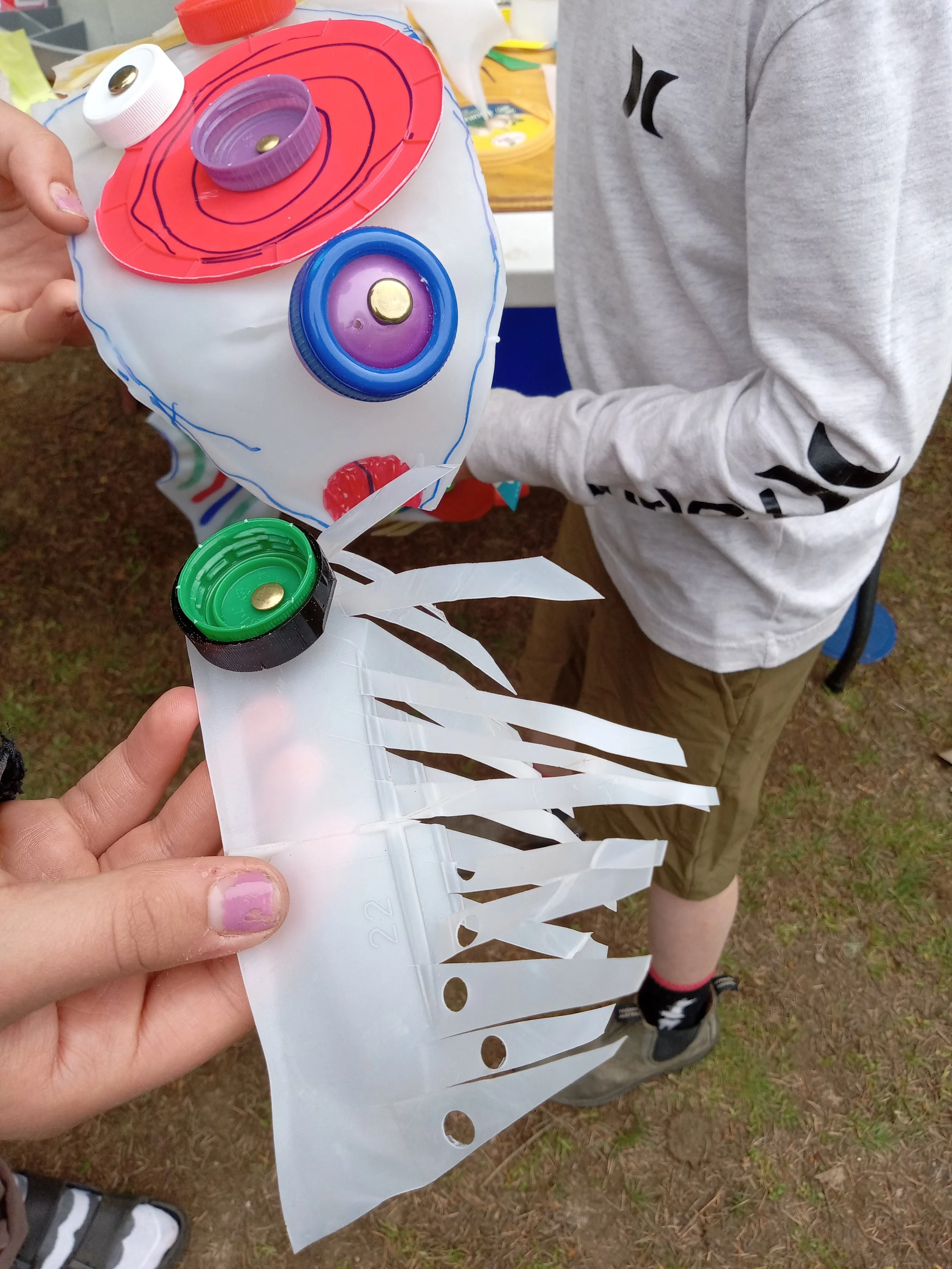 Earth Day 2024 - Plastic art