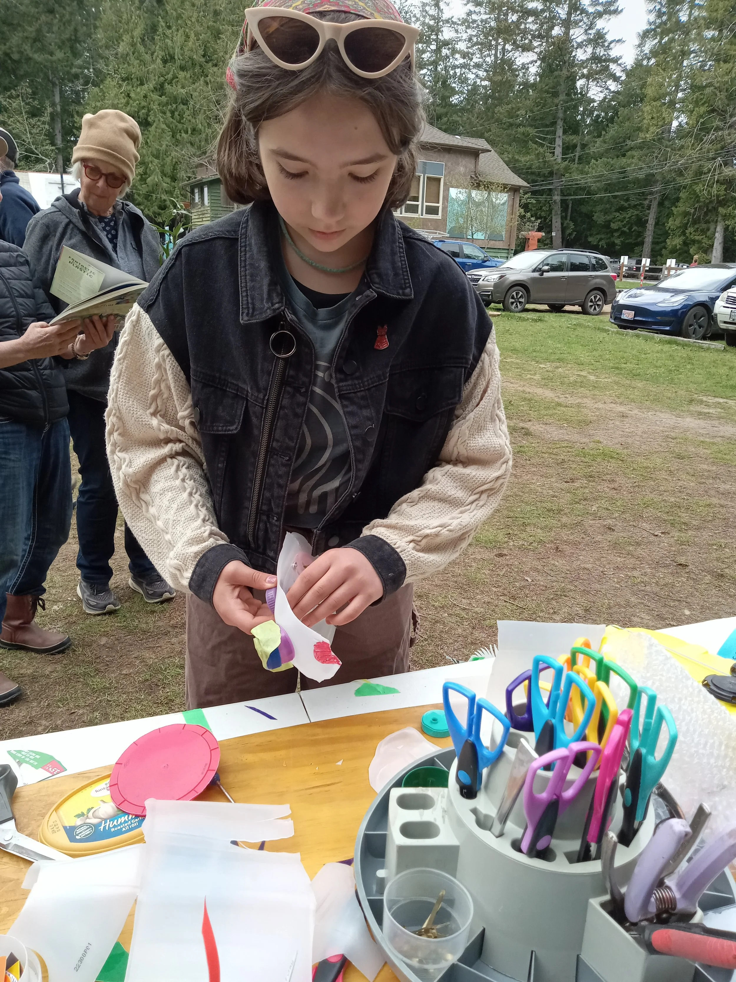 Earth Day 2024 - Plastic art