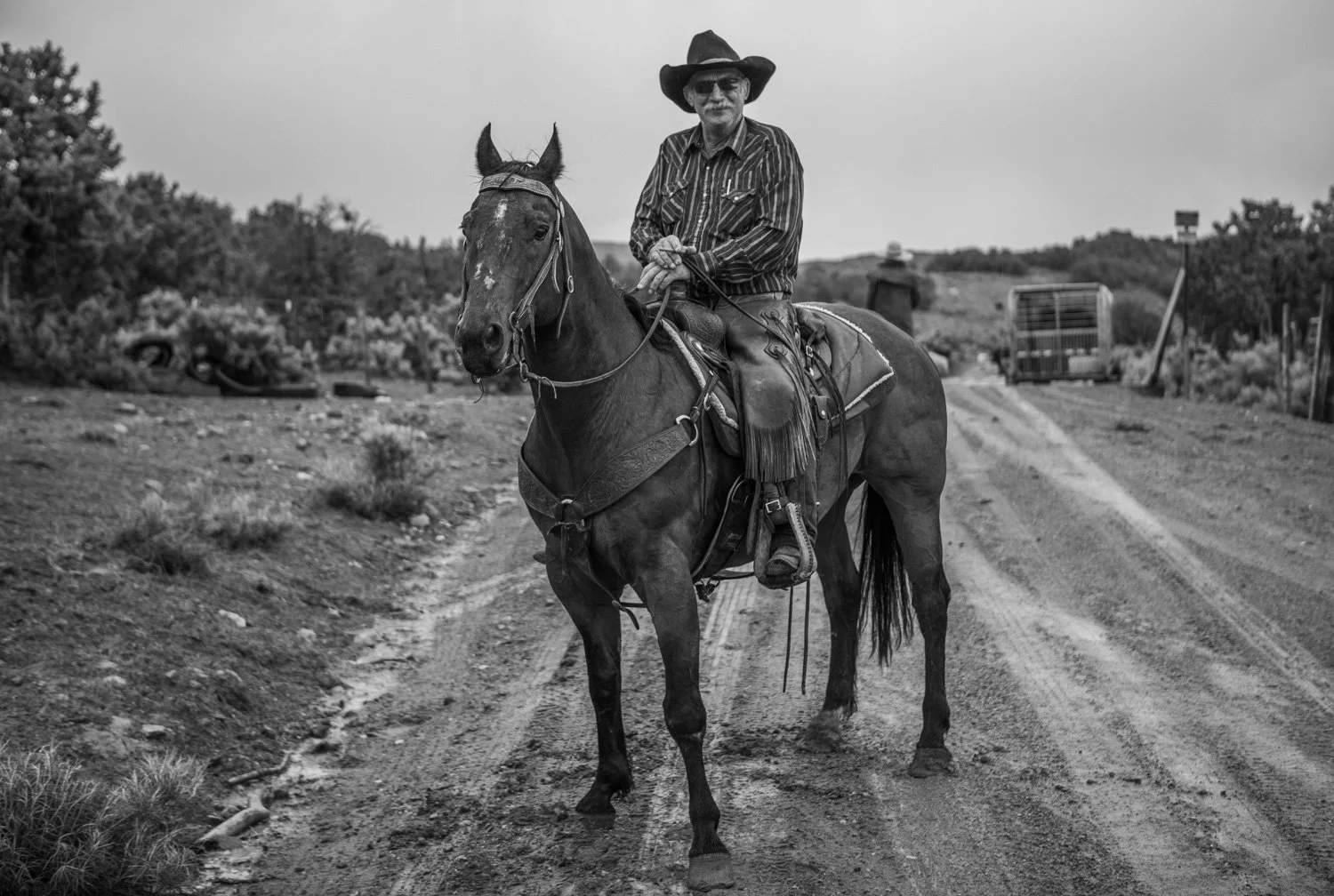 Cowboy in the Rain, Utah