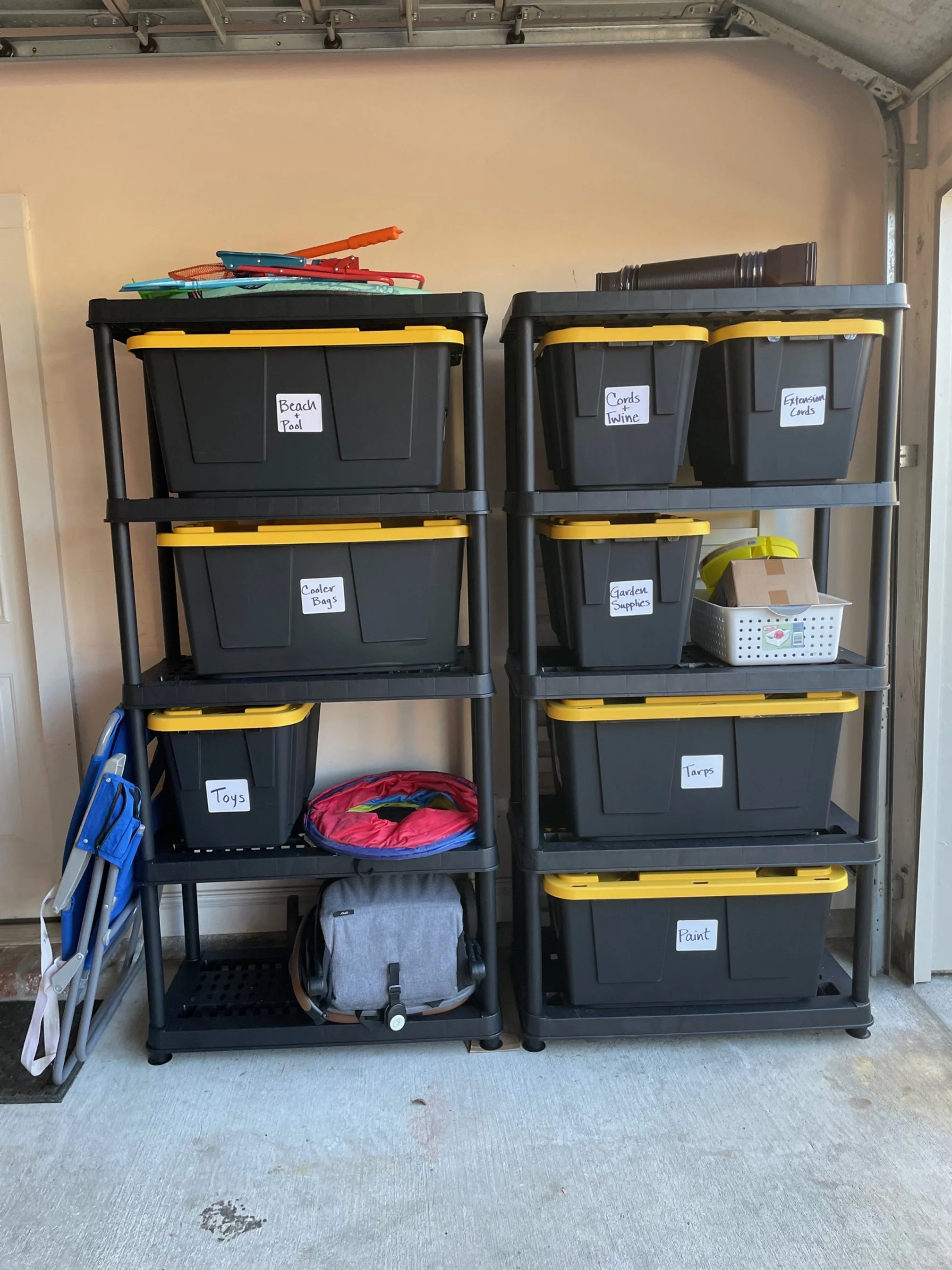 after, the home maintenance and fun! section of the garage