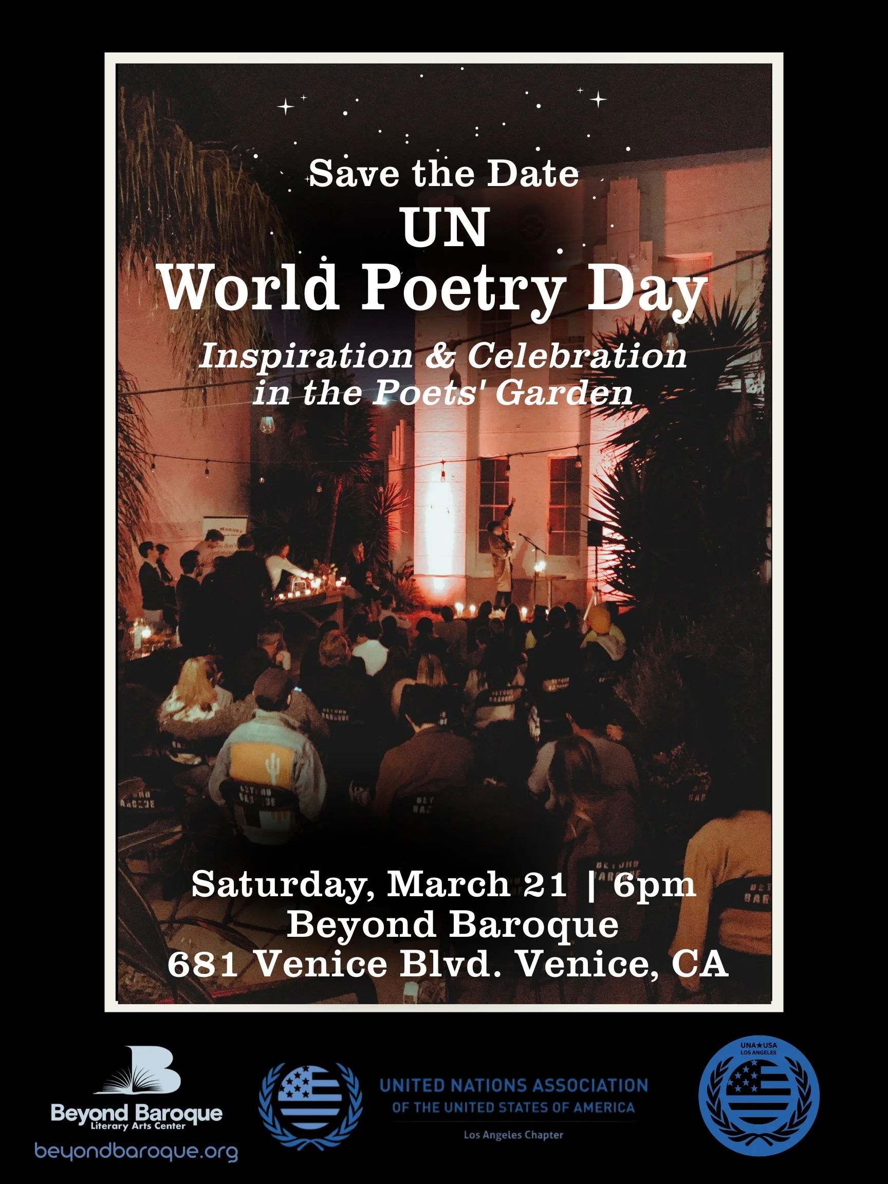 UN World Poetry Day: A Celebration in the Poets' Garden