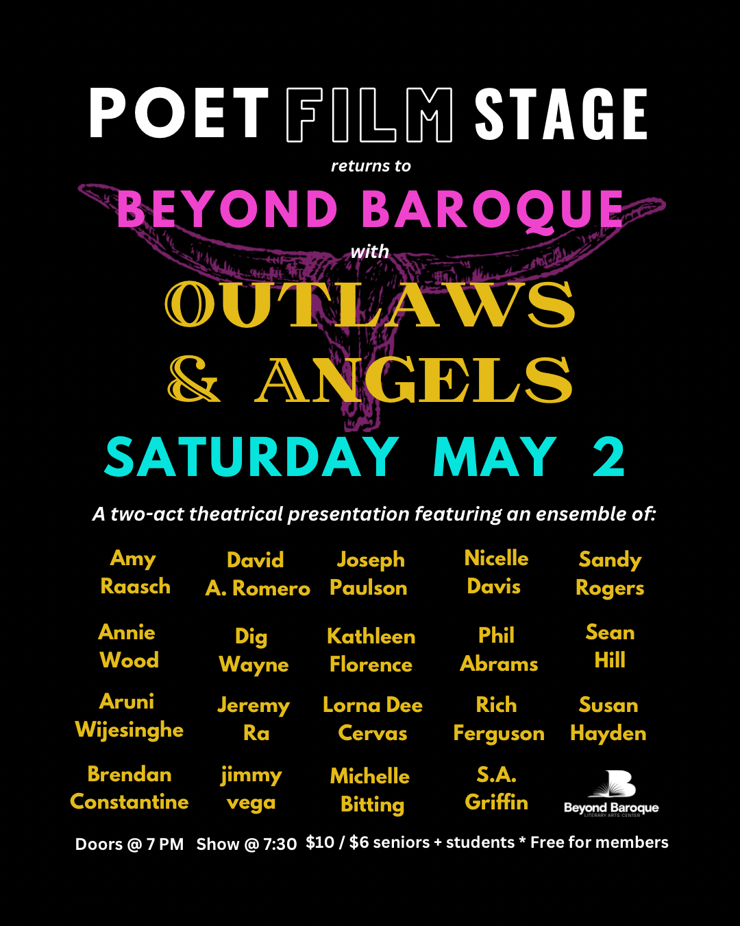 Poet Film Stage: Outlaws &amp; Angels