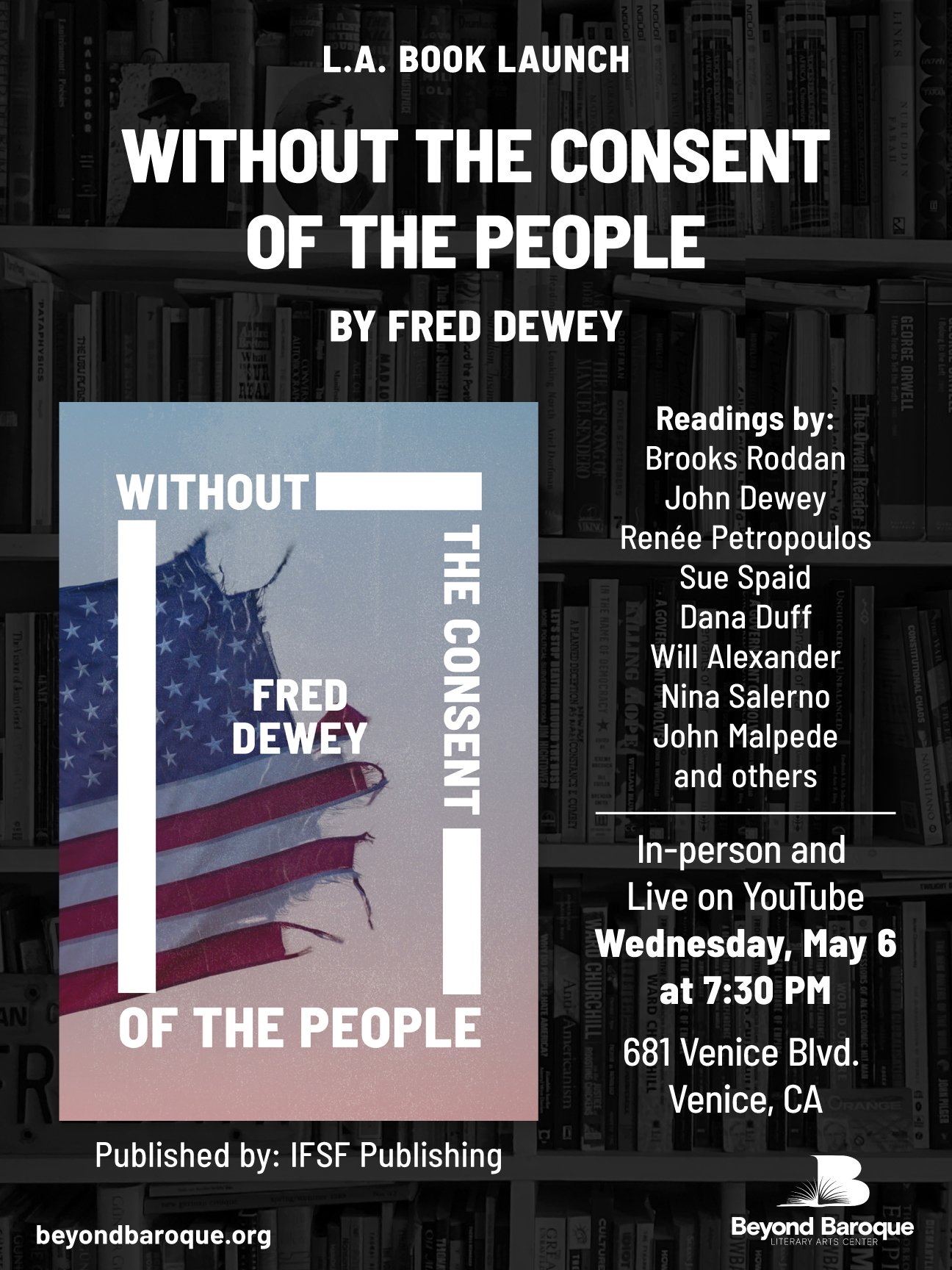L.A. Book Launch: Without The Consent of The People by Fred Dewey