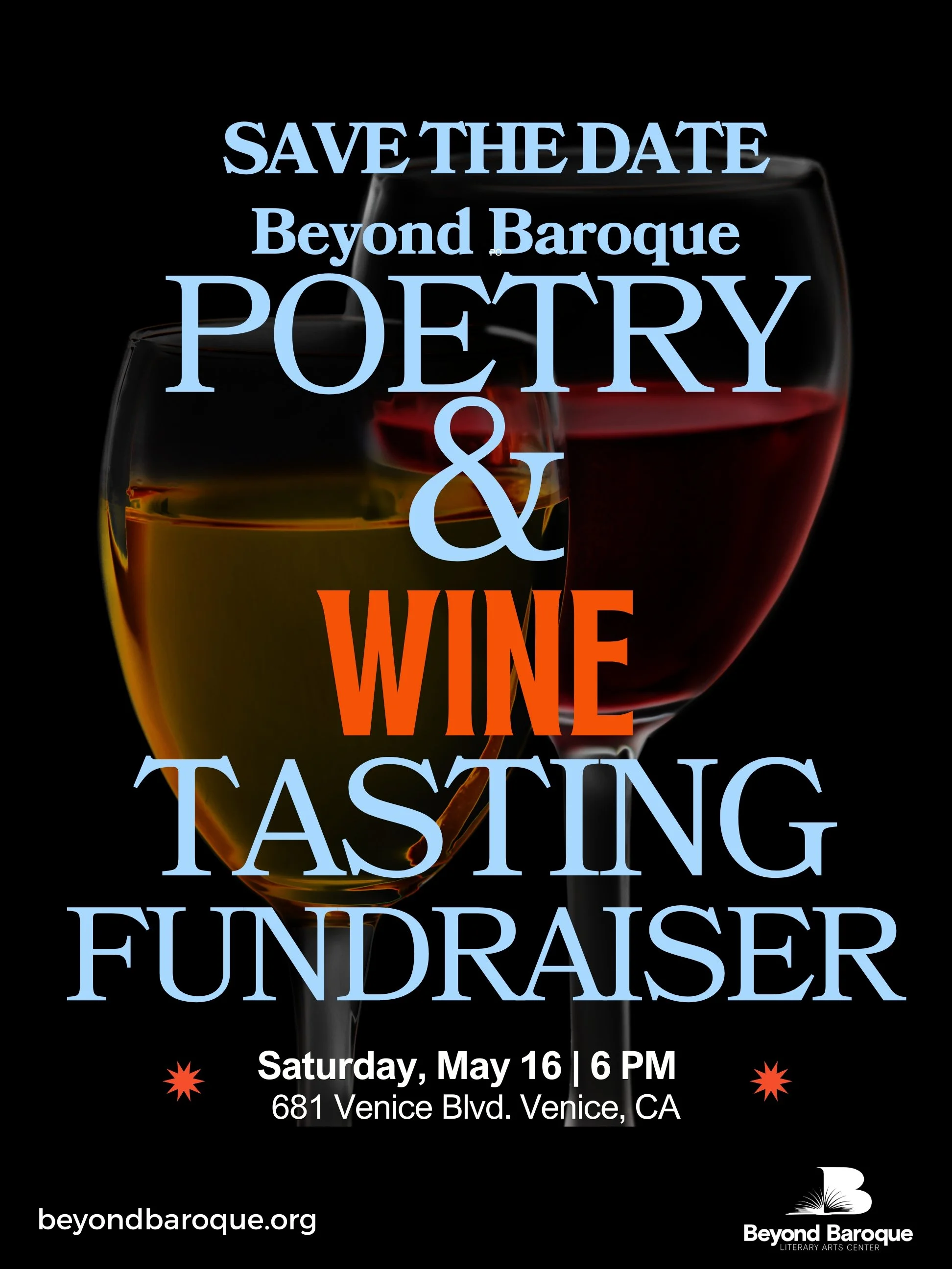 Poetry &amp; Wine Tasting: A Fundraiser for Beyond Baroque