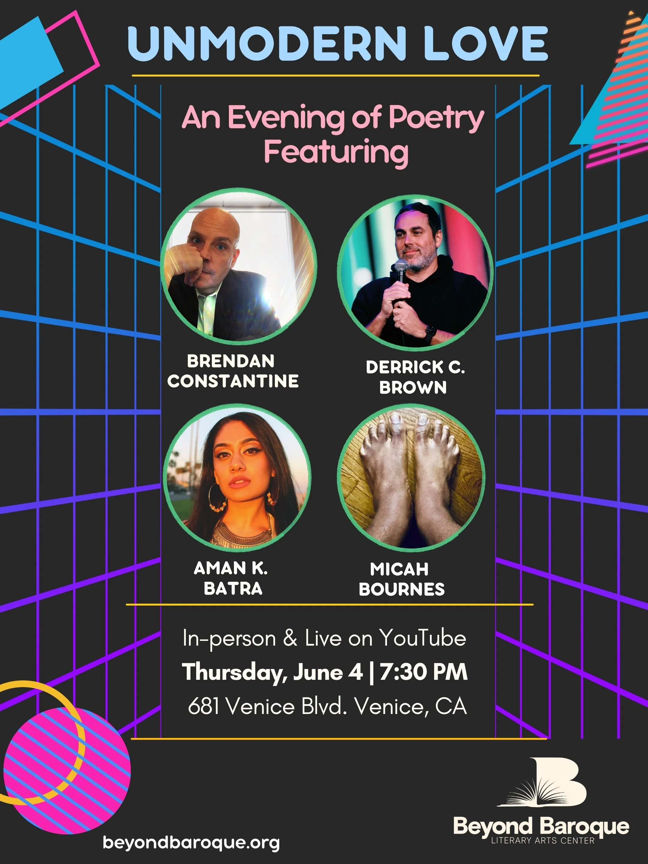 Unmodern Love: An Evening of Poetry