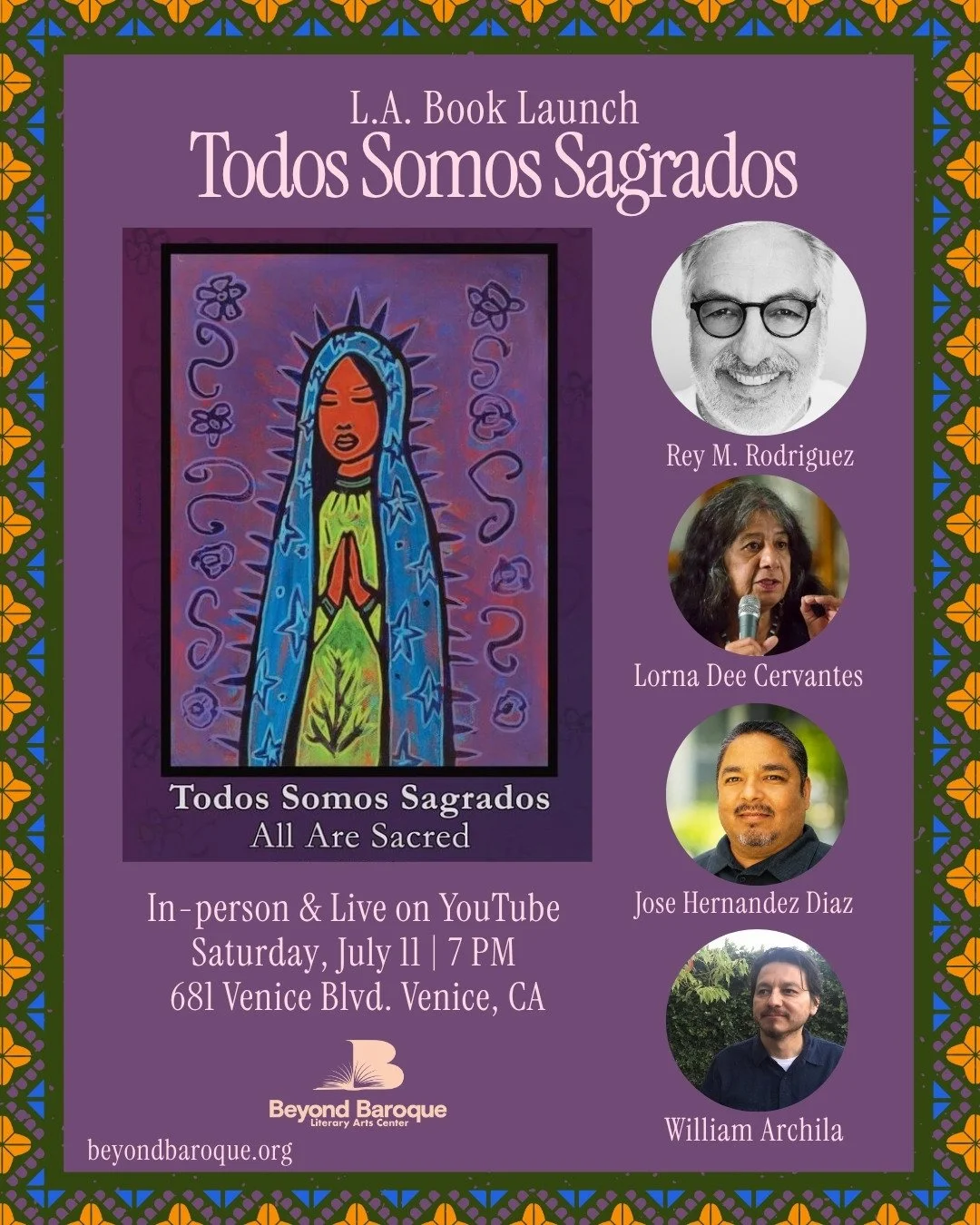 L.A. Book Launch: Todos Somos Sagrados by Rey M. Rodriguez