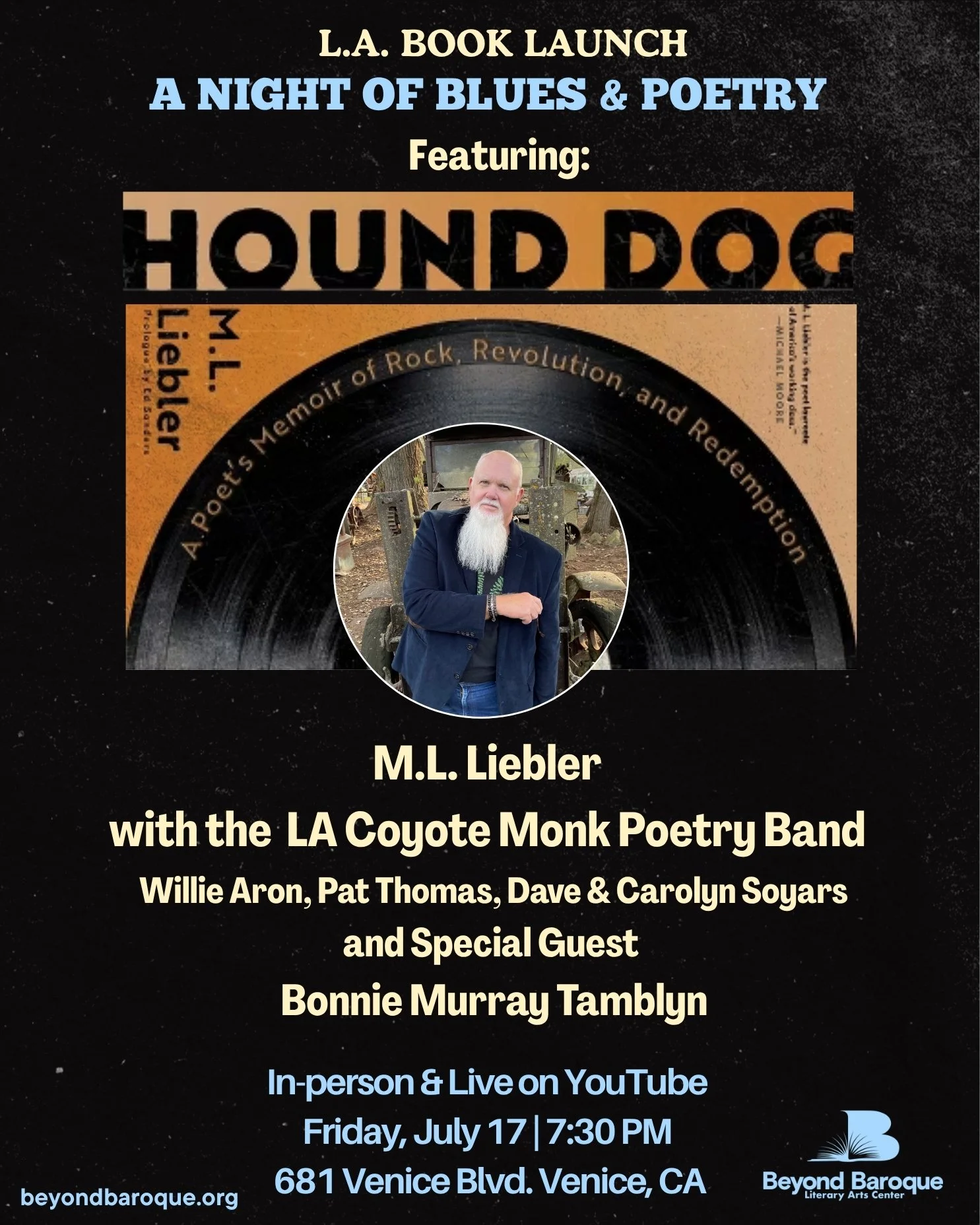 A Night of Blues &amp; Poetry with M.L. Liebler &amp; Special Guests