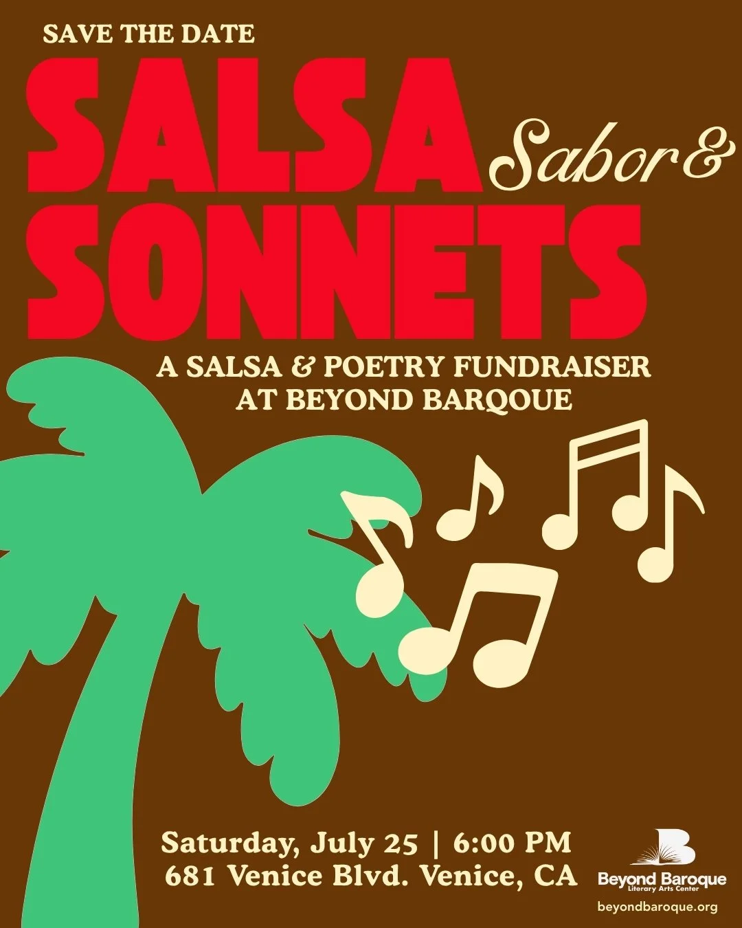 Salsa, Sabor, &amp; Sonnets: Fundraiser for Beyond Baroque