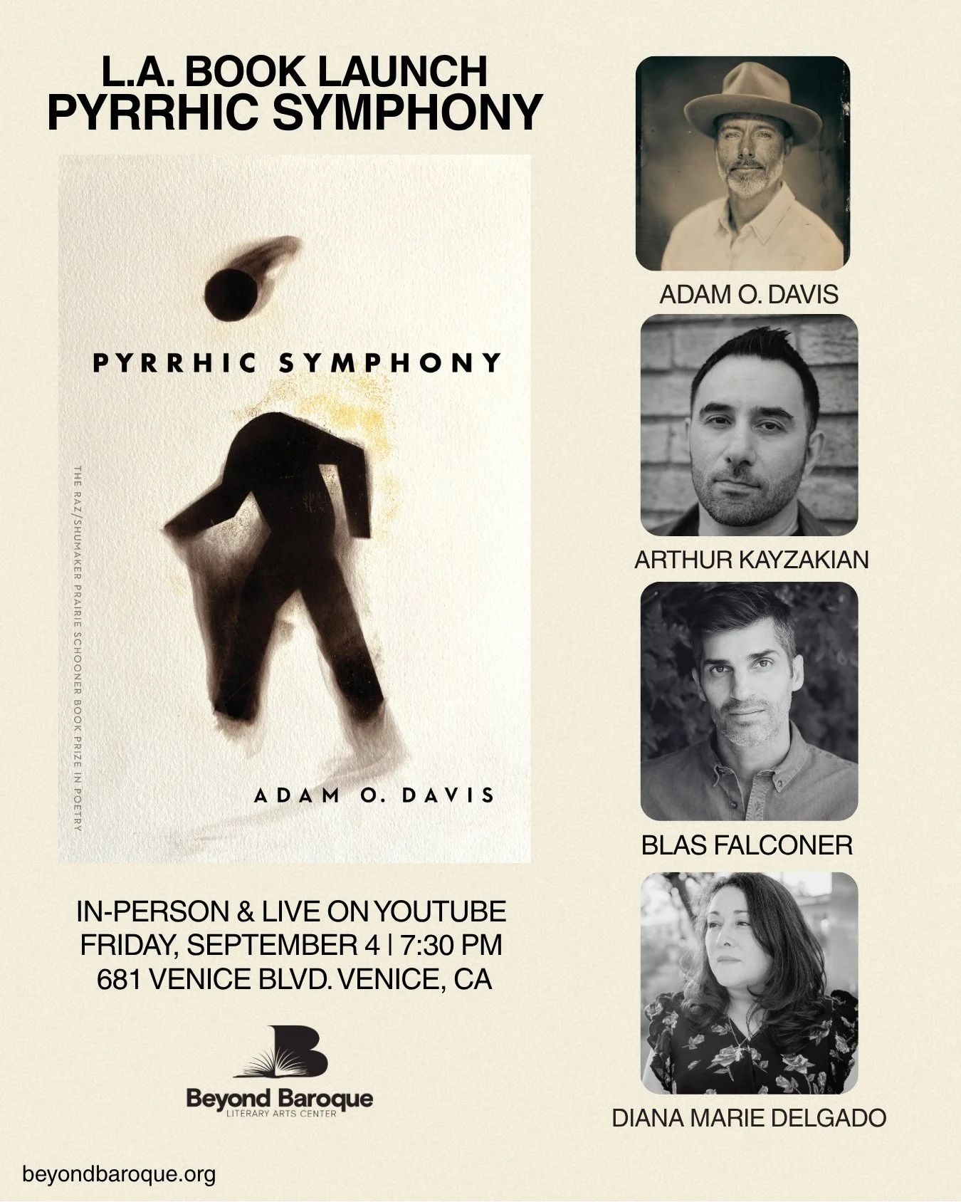 L.A. Book Launch: Pyrrhic Symphony by Adam O. Davis