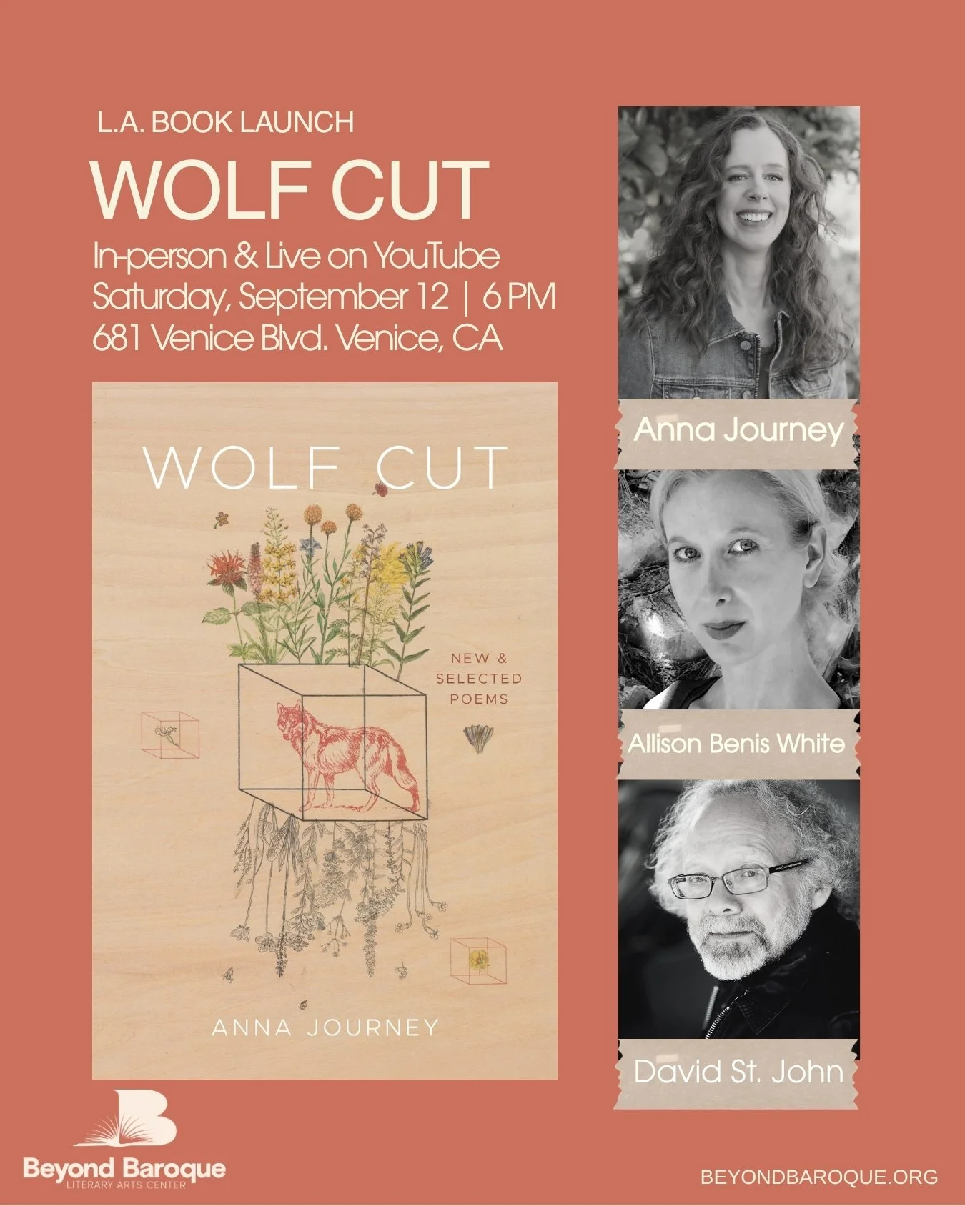 L.A. Book&nbsp;Launch: Wolf Cut by Anna Journey