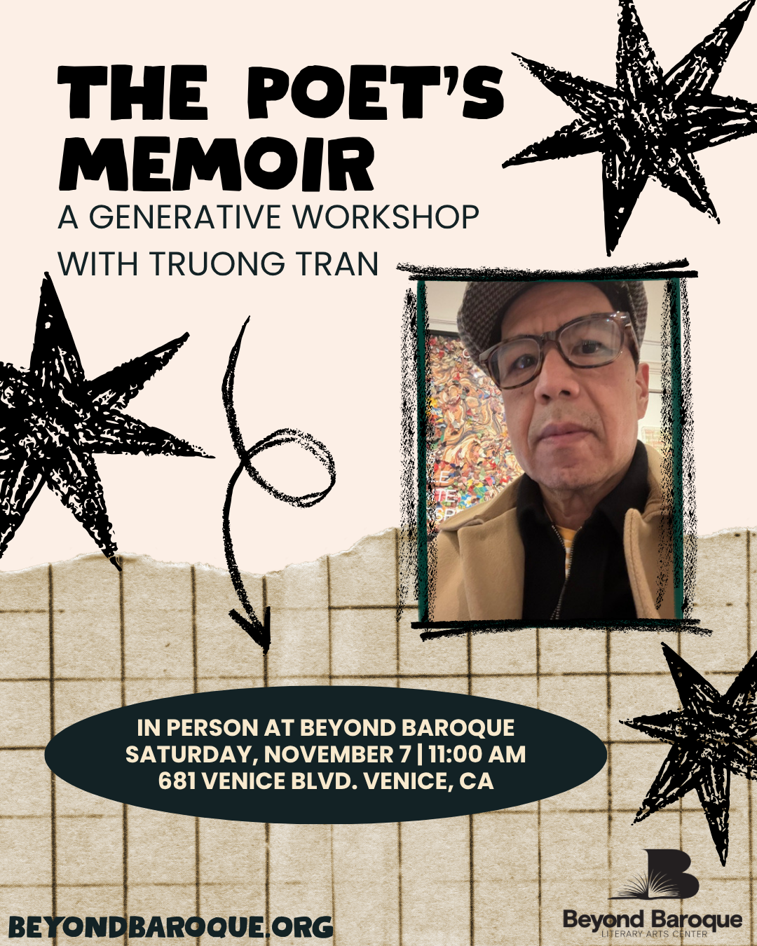 The Poet’s Memoir: A Generative Workshop with Truong Tran