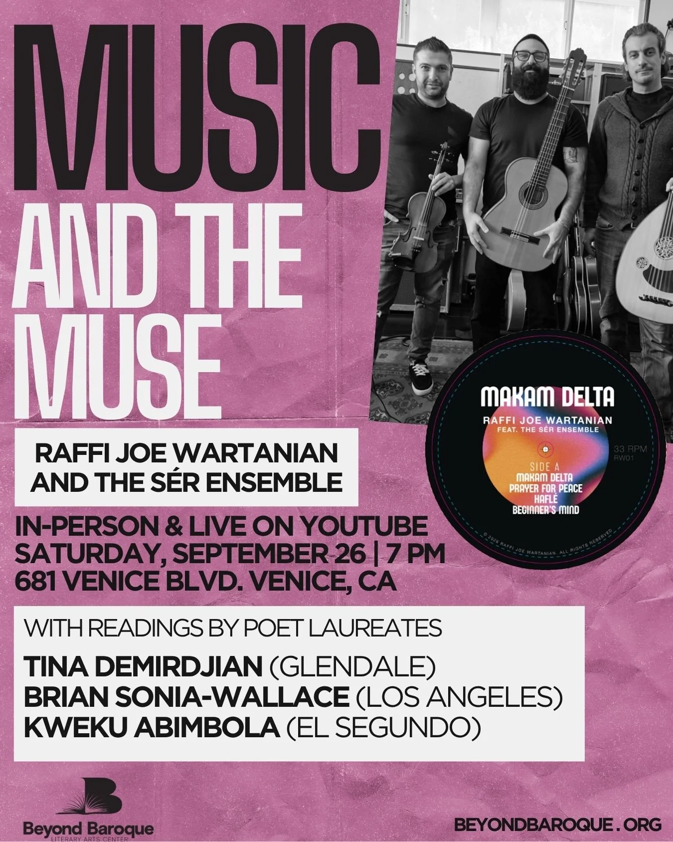 Music and the Muse: Joe Raffi Wartanian and the Sér Ensemble&nbsp;
