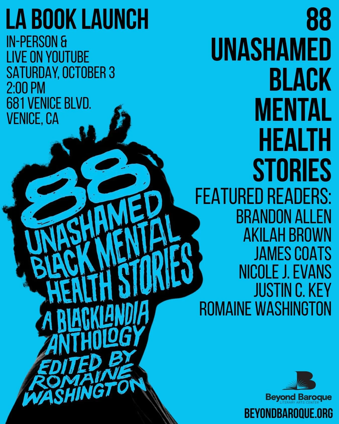 L.A. Book Launch:&nbsp;88 Unashamed Black Mental Health Stories