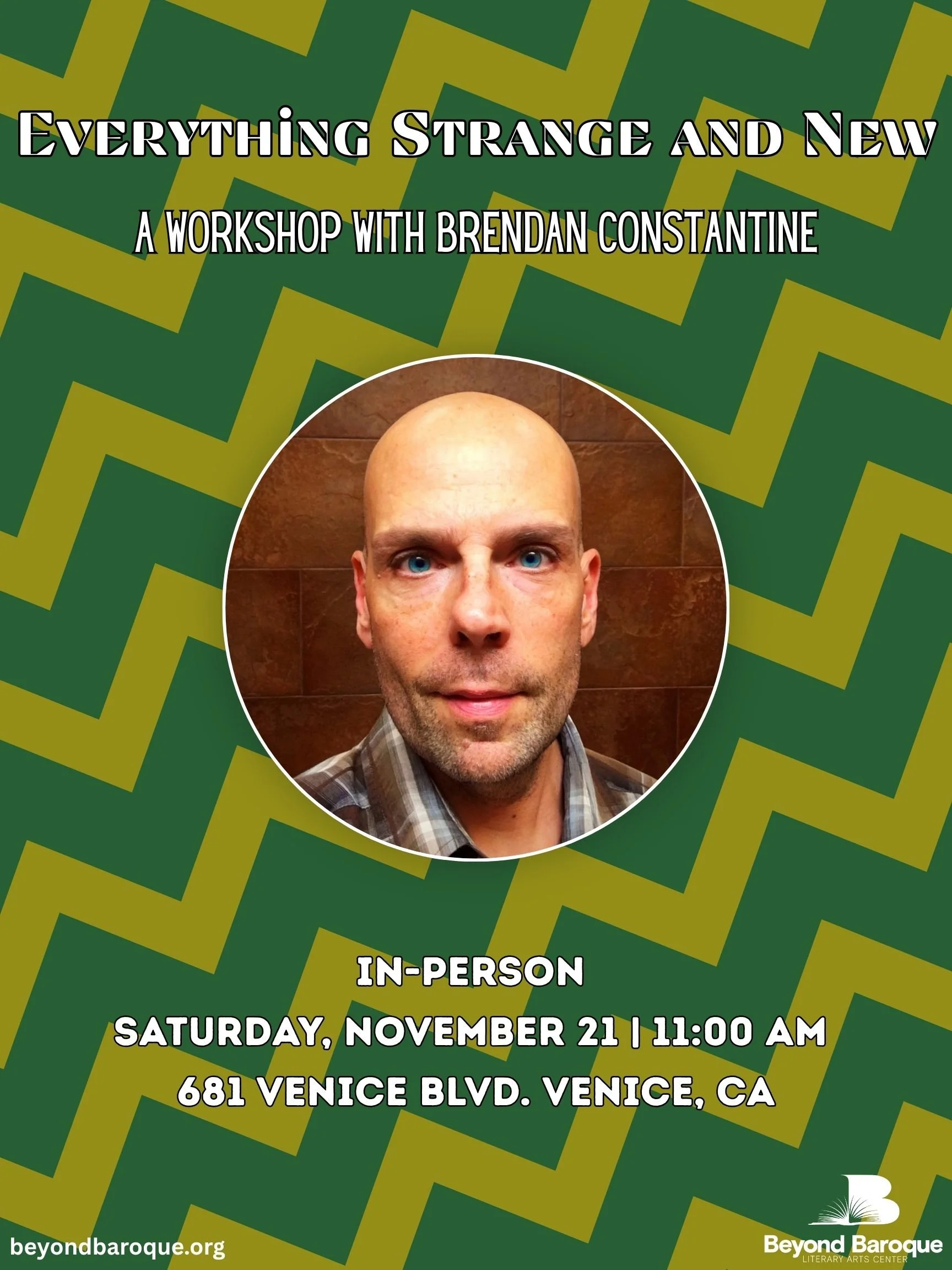 Everything Strange and New: A Workshop with Brendan Constantine