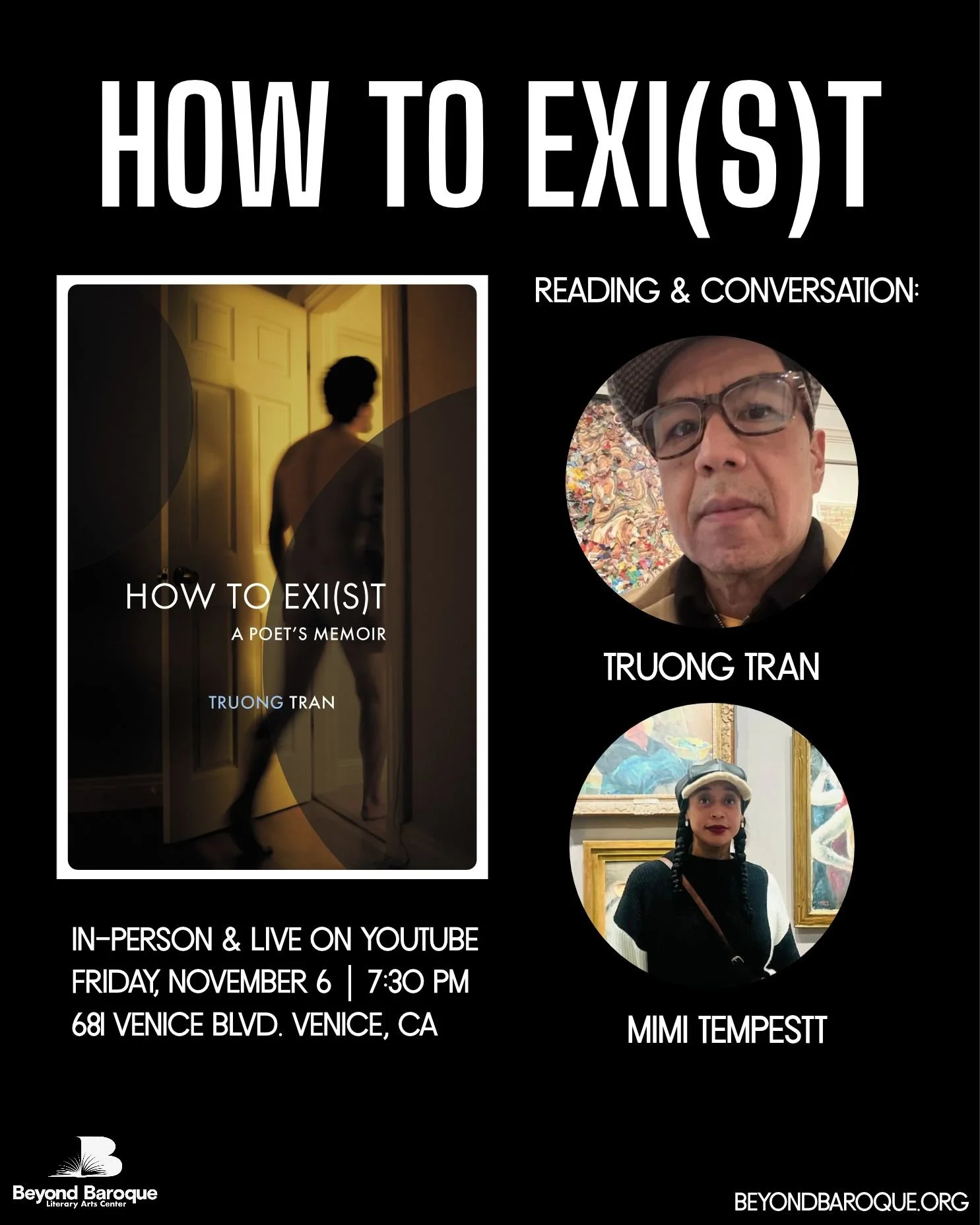 How To Exi(s)t: Truong Tran &amp; Mimi Tempestt at Beyond Baroque&nbsp;