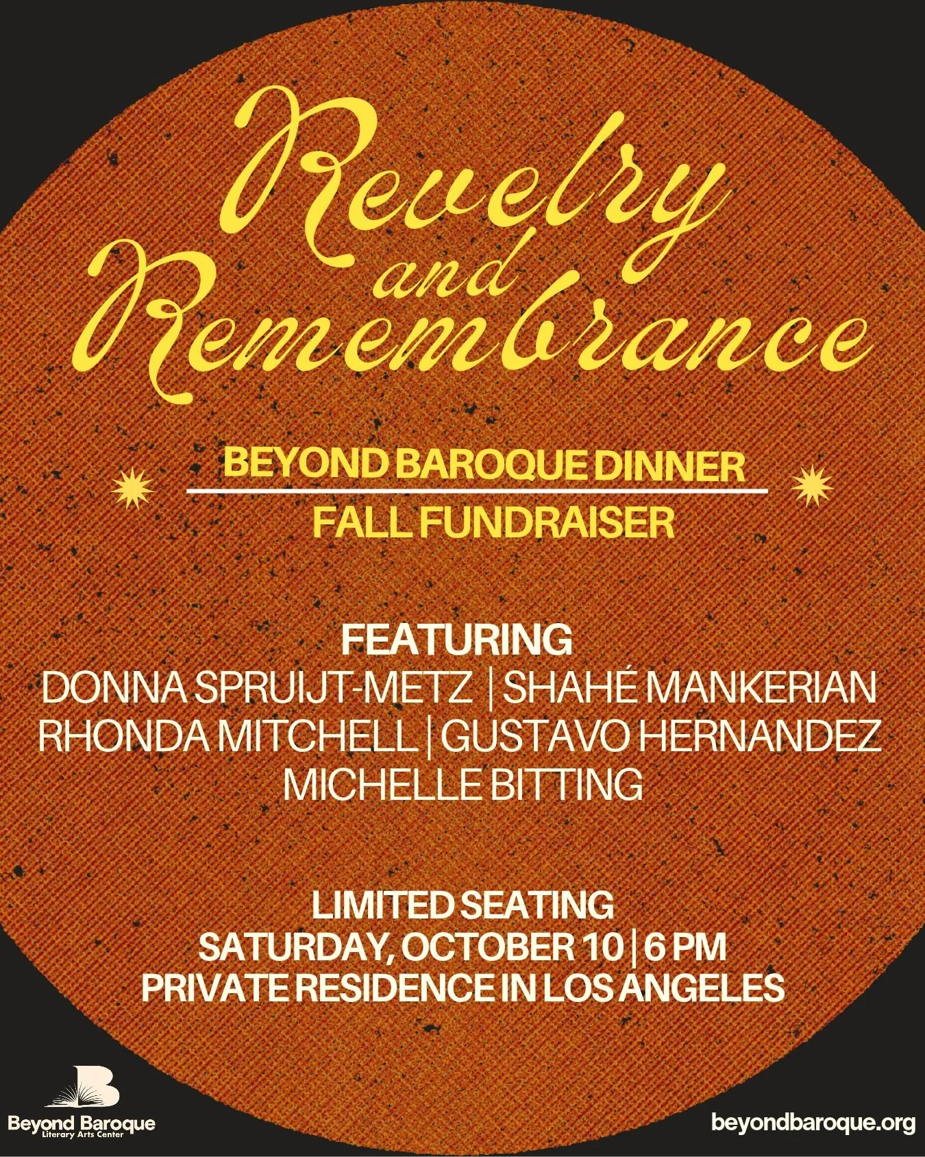 Beyond Baroque Fundraiser Dinner