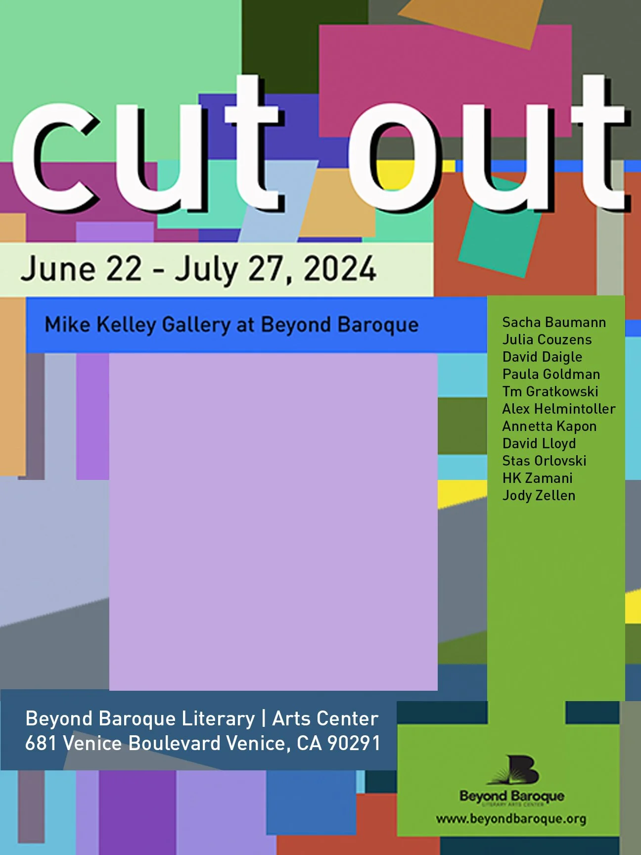 Cut Out, June 22 - September 29, 2024
