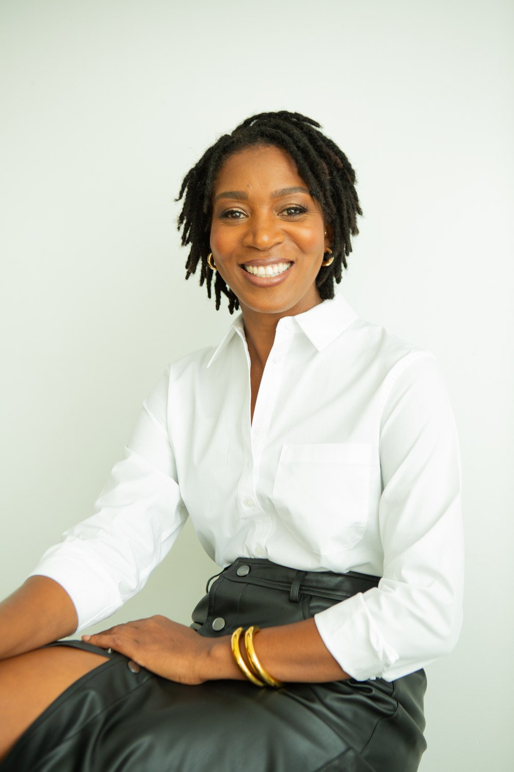 Therapist in studio in Toronto