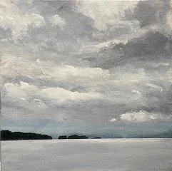 Views from Yellow Point, Vancouver Island III 
Acrylic on canvas 
12” x 12"