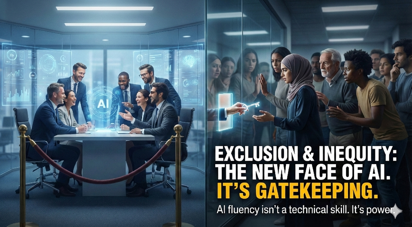 Exclusion and inequity has a new face in the world of AI