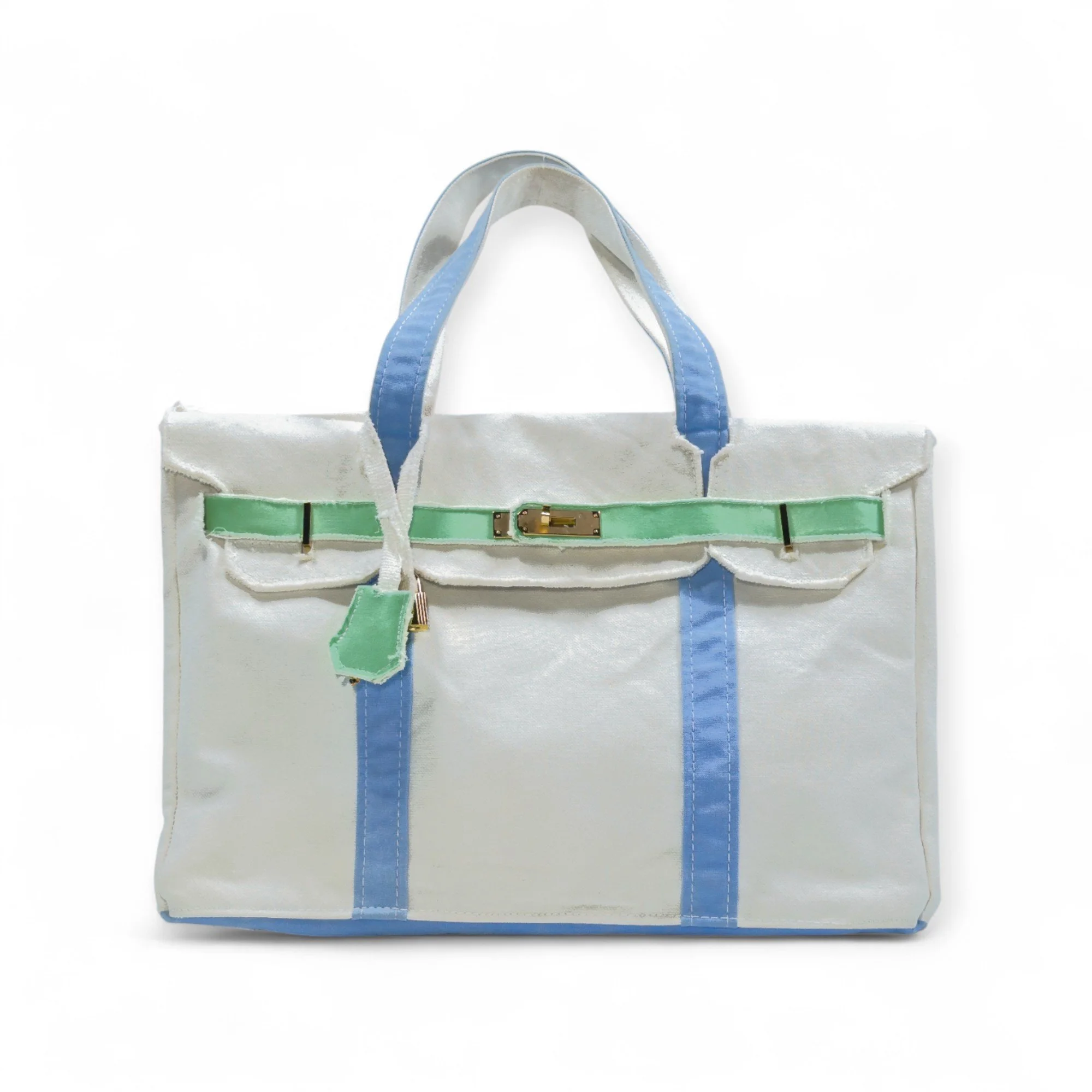 The Birk & Tote - Bluejay/Mint