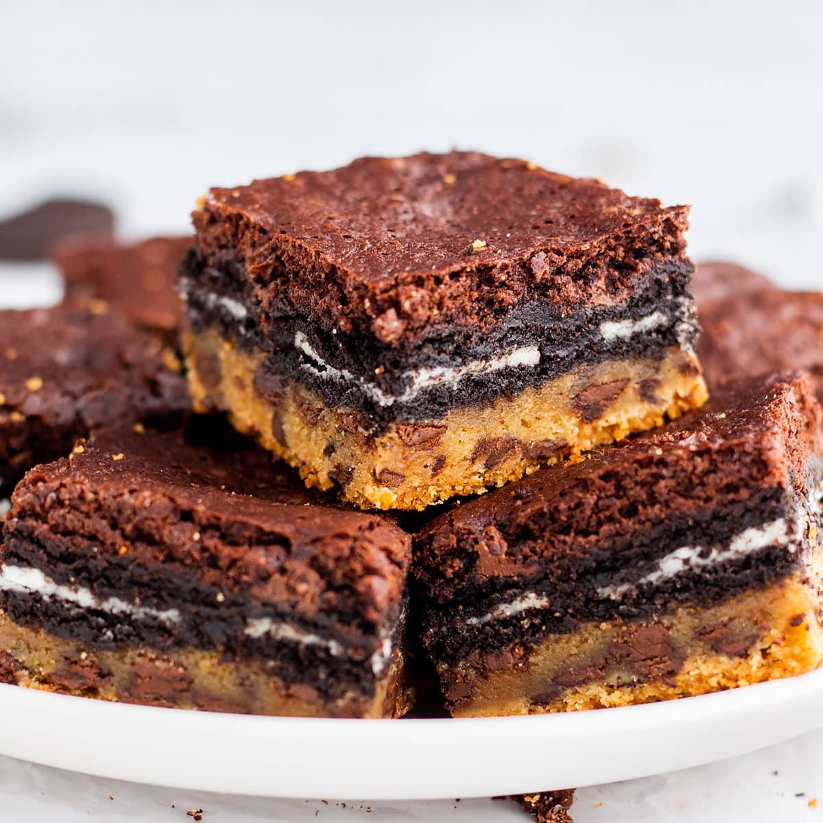 Triple Layer Brownies