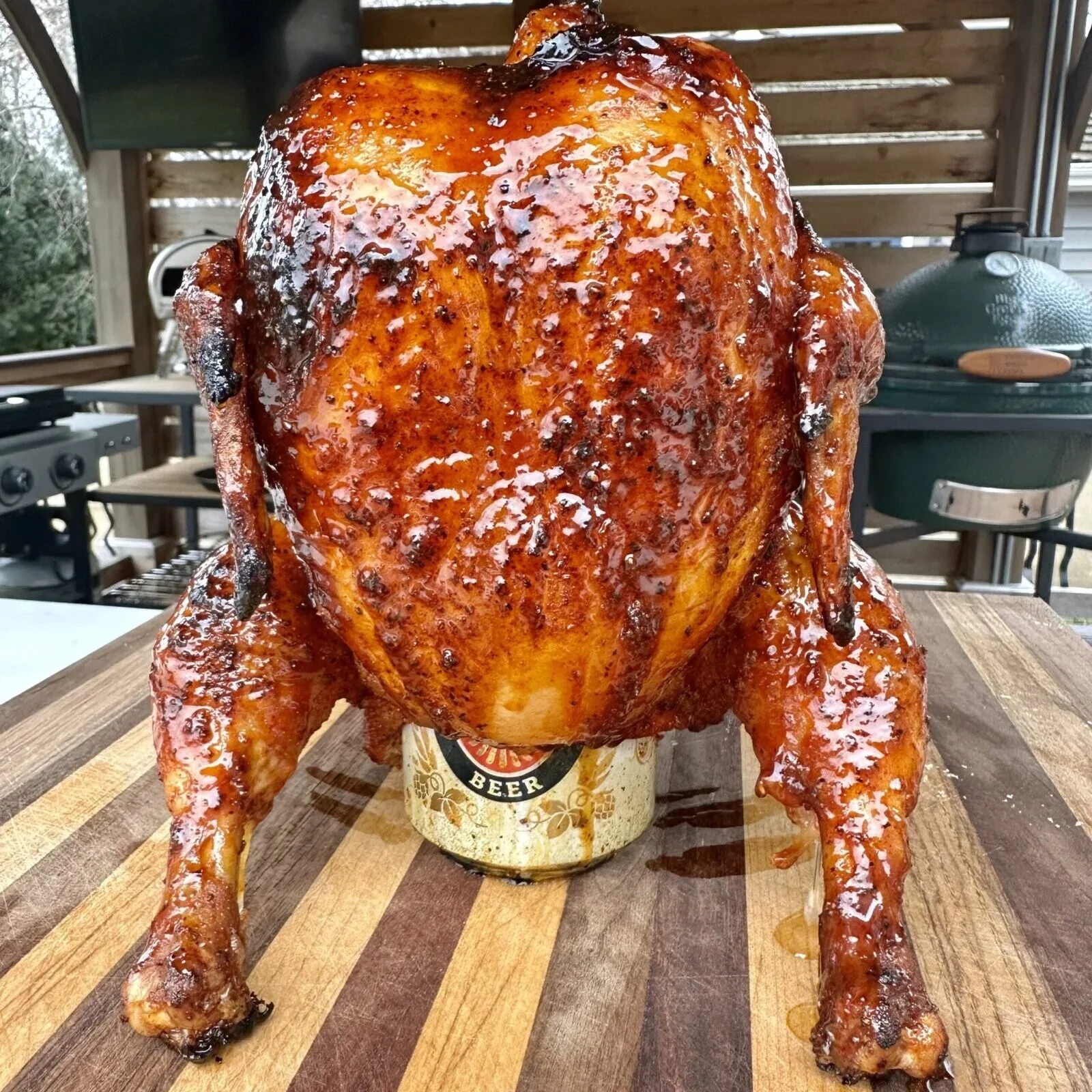 Beer Can Chicken with Smoky Paprika Rub