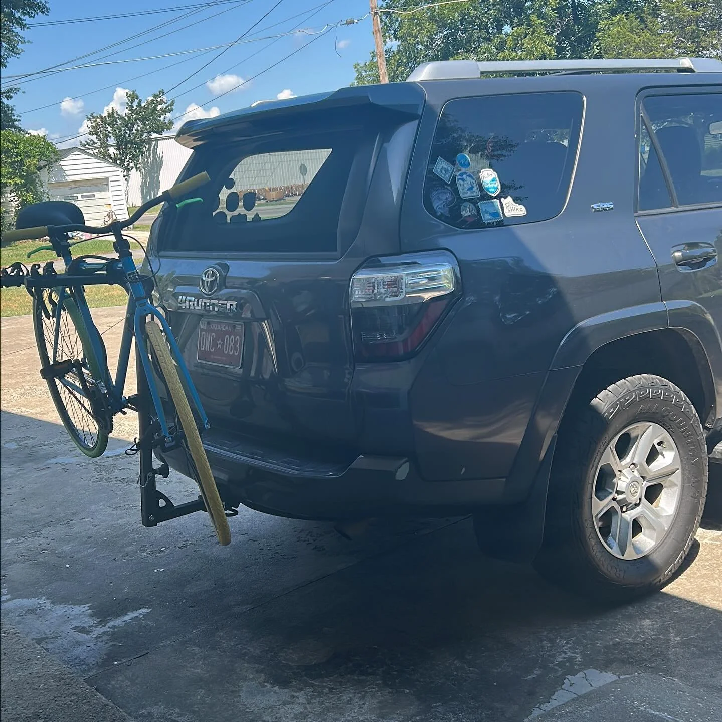 Never a bad day during the summertime #cycling #yota #4runner