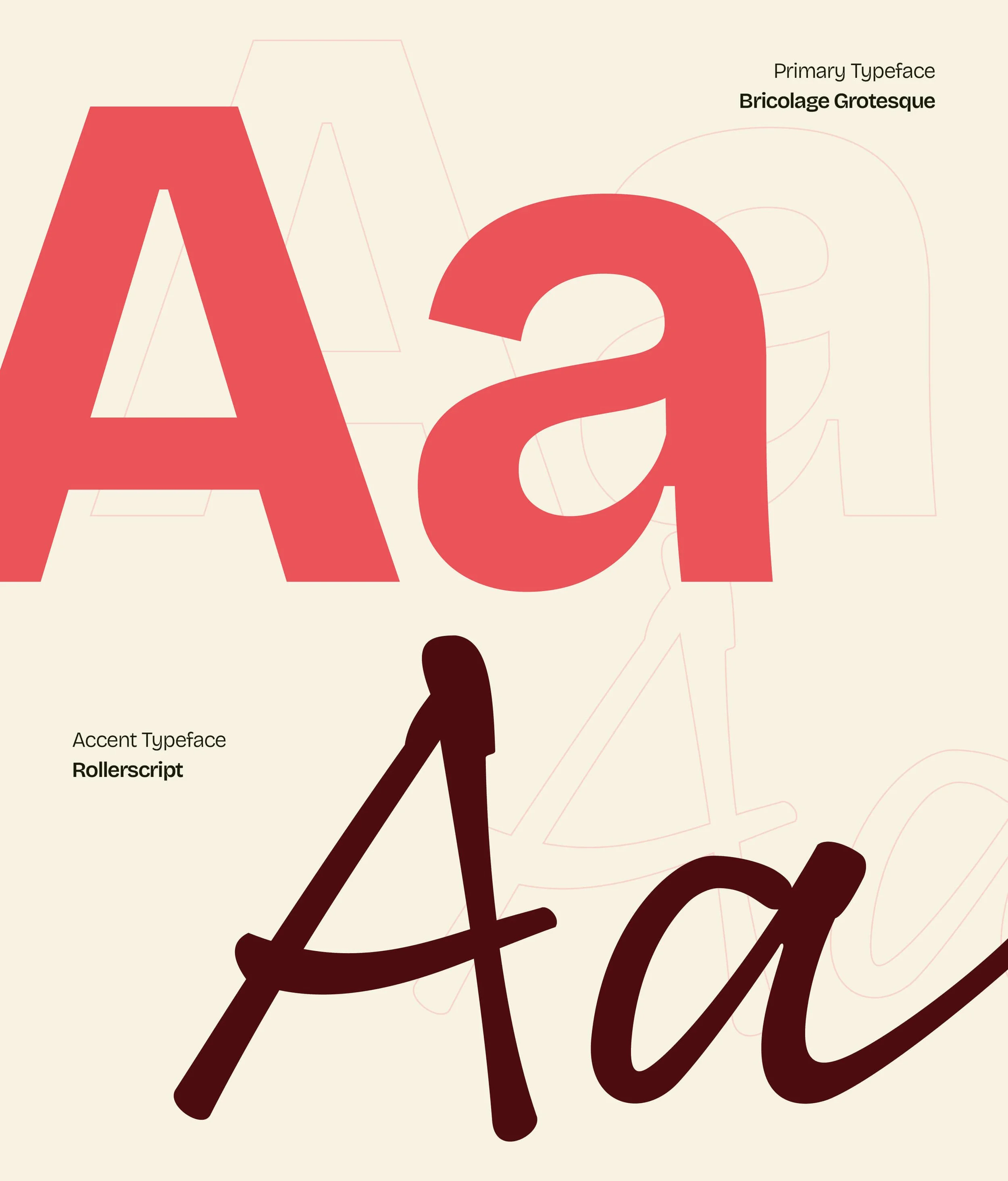 Bricolage Grotesque typeface specimen for United Insights brand