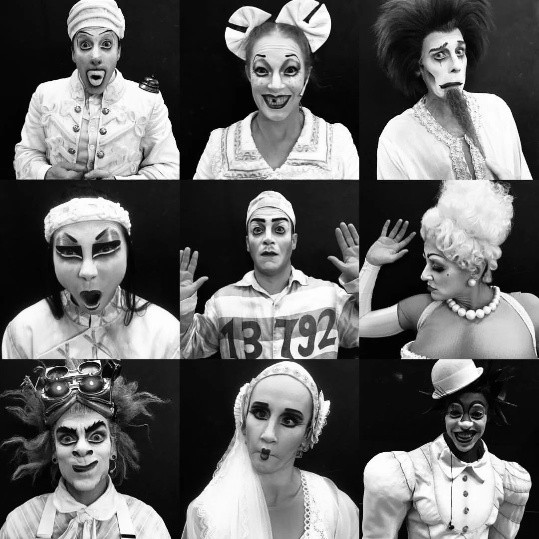 "Josh Spencer as Porter character with the other Movers in Cirque Do Soleil's Zarkana"