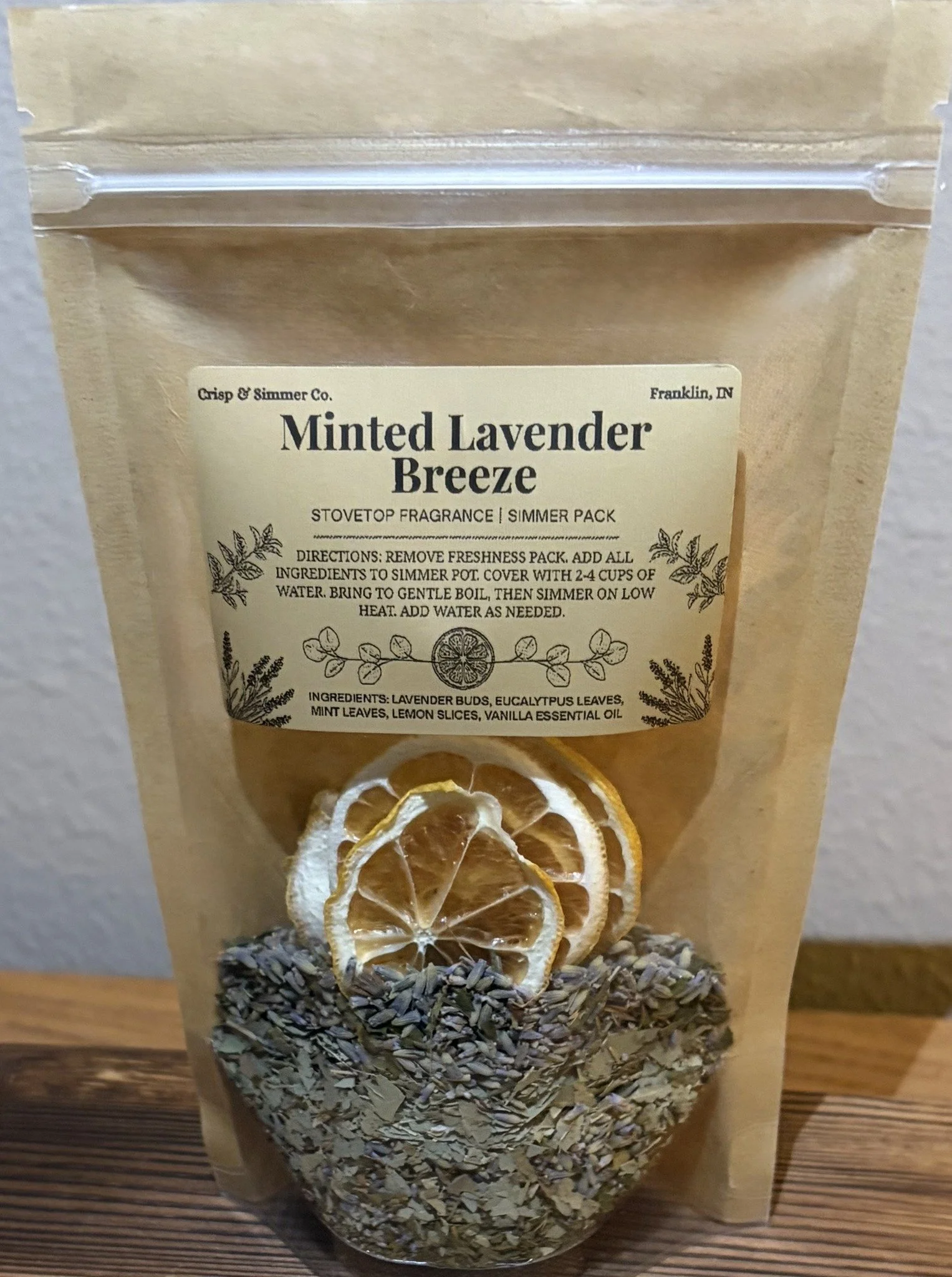 Minted Lavender Breeze Simmer Pack