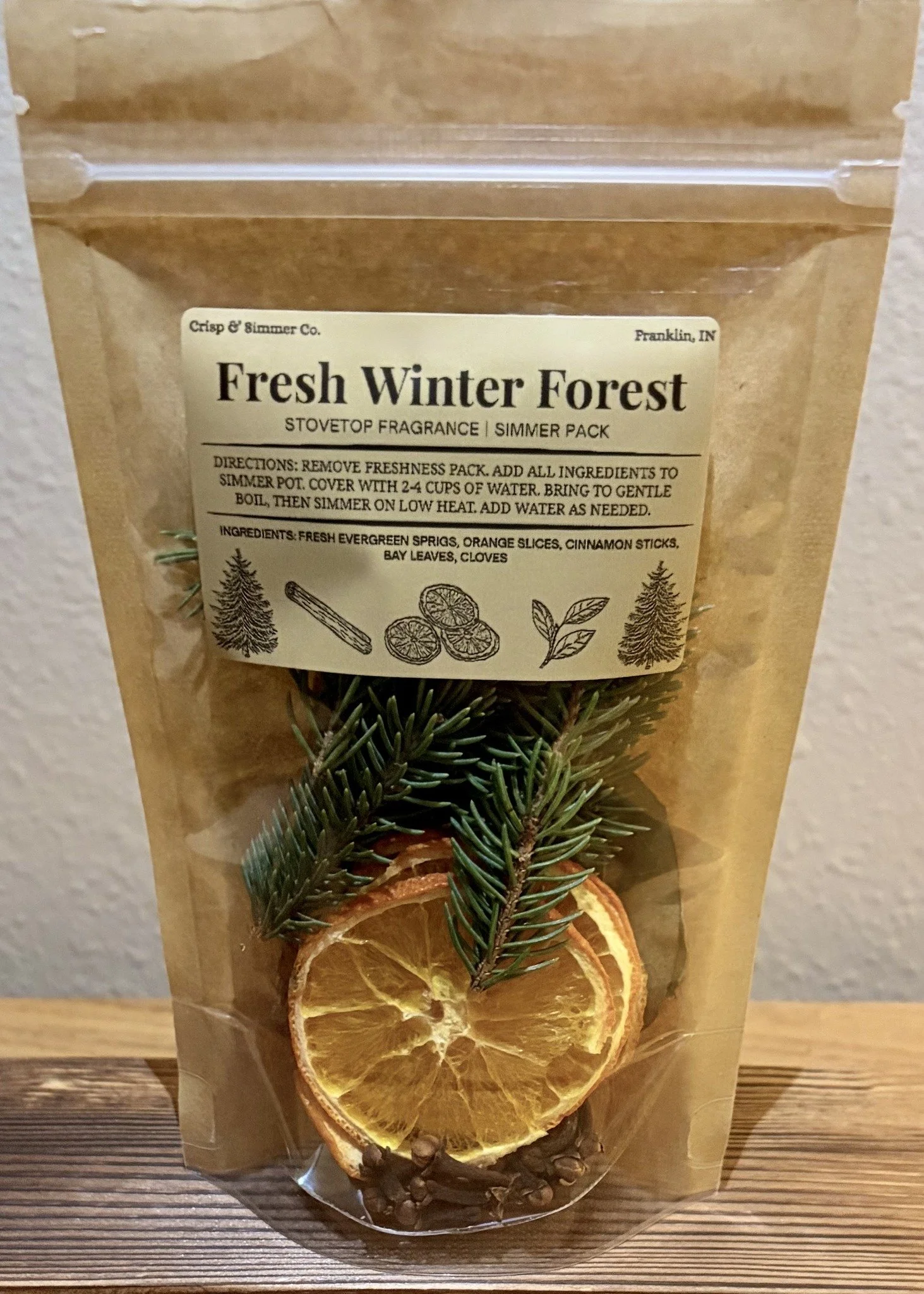 Fresh Winter Forest Simmer Pack