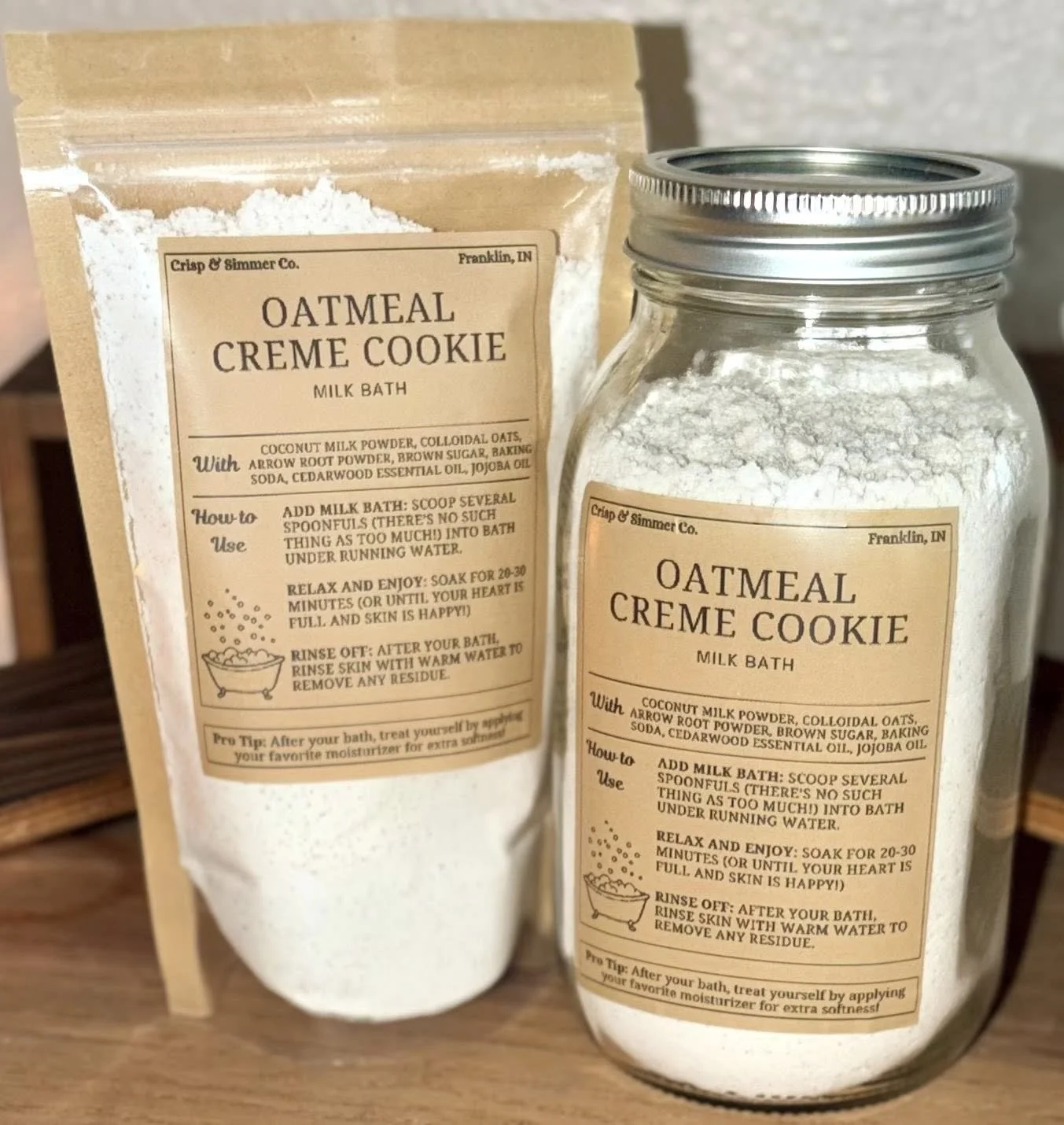 Oatmeal Creme Cookie Bath Soak