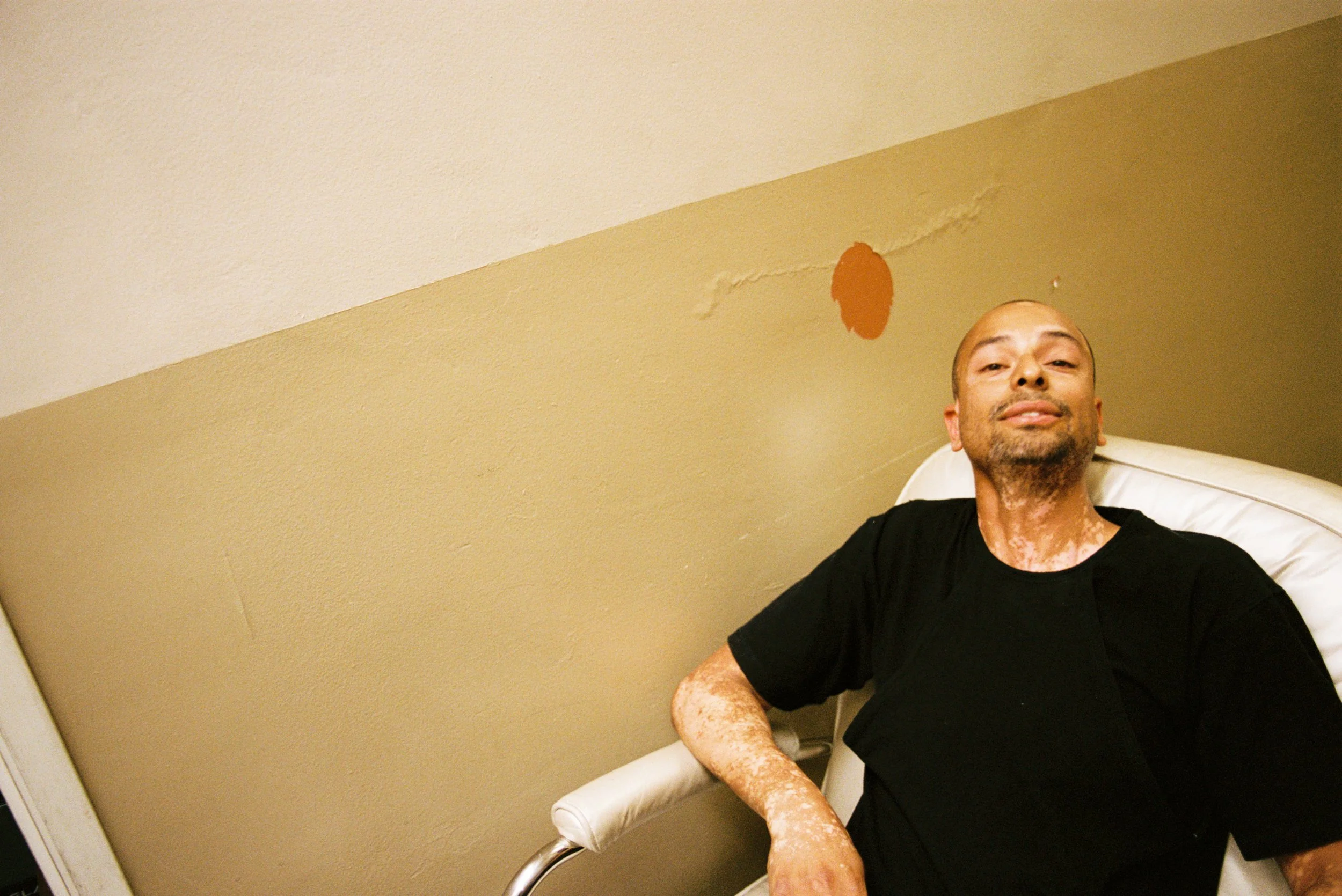 amin outside his studio, k-town ca, 2025