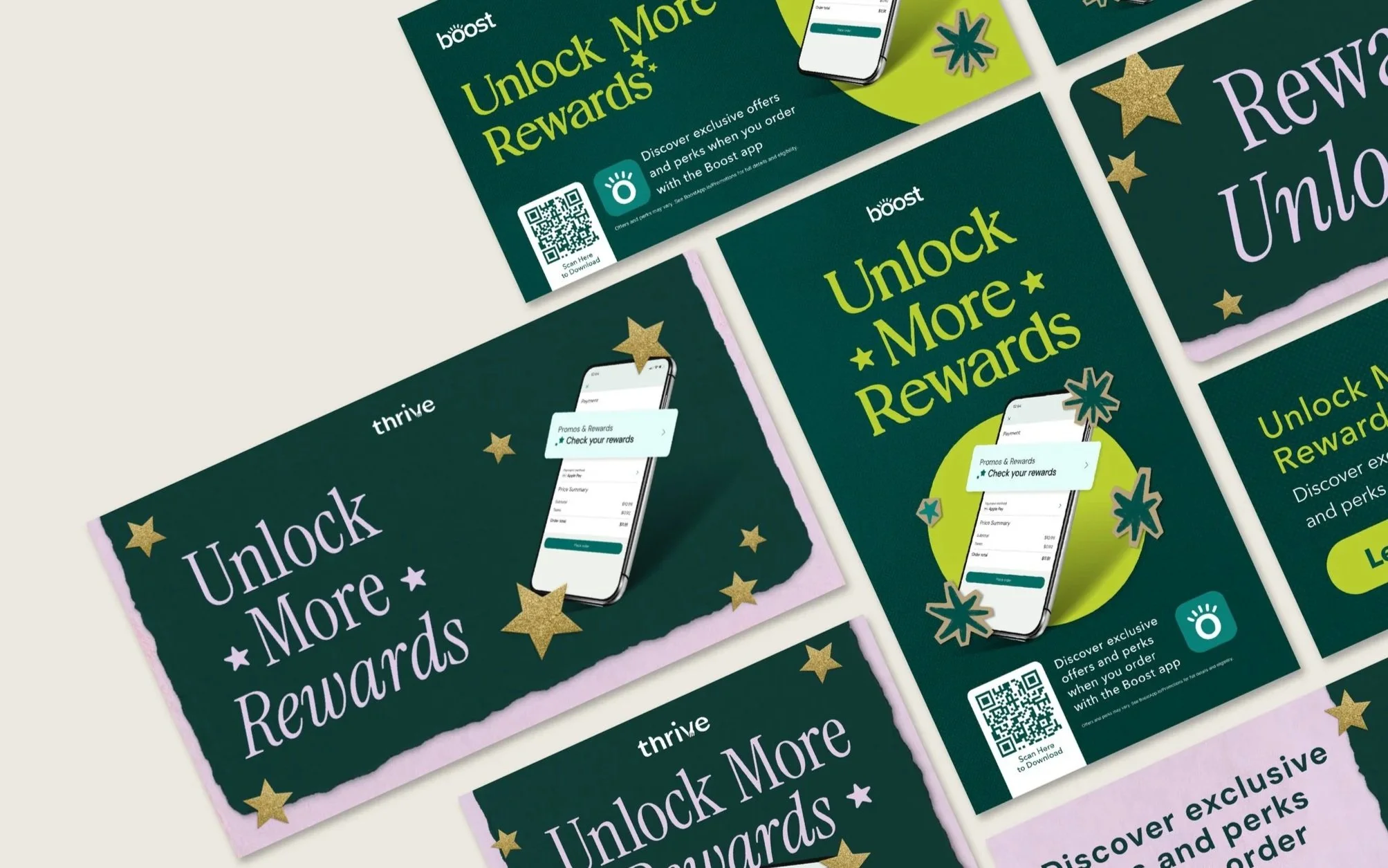 Thrive and Boost Rewards Campaign